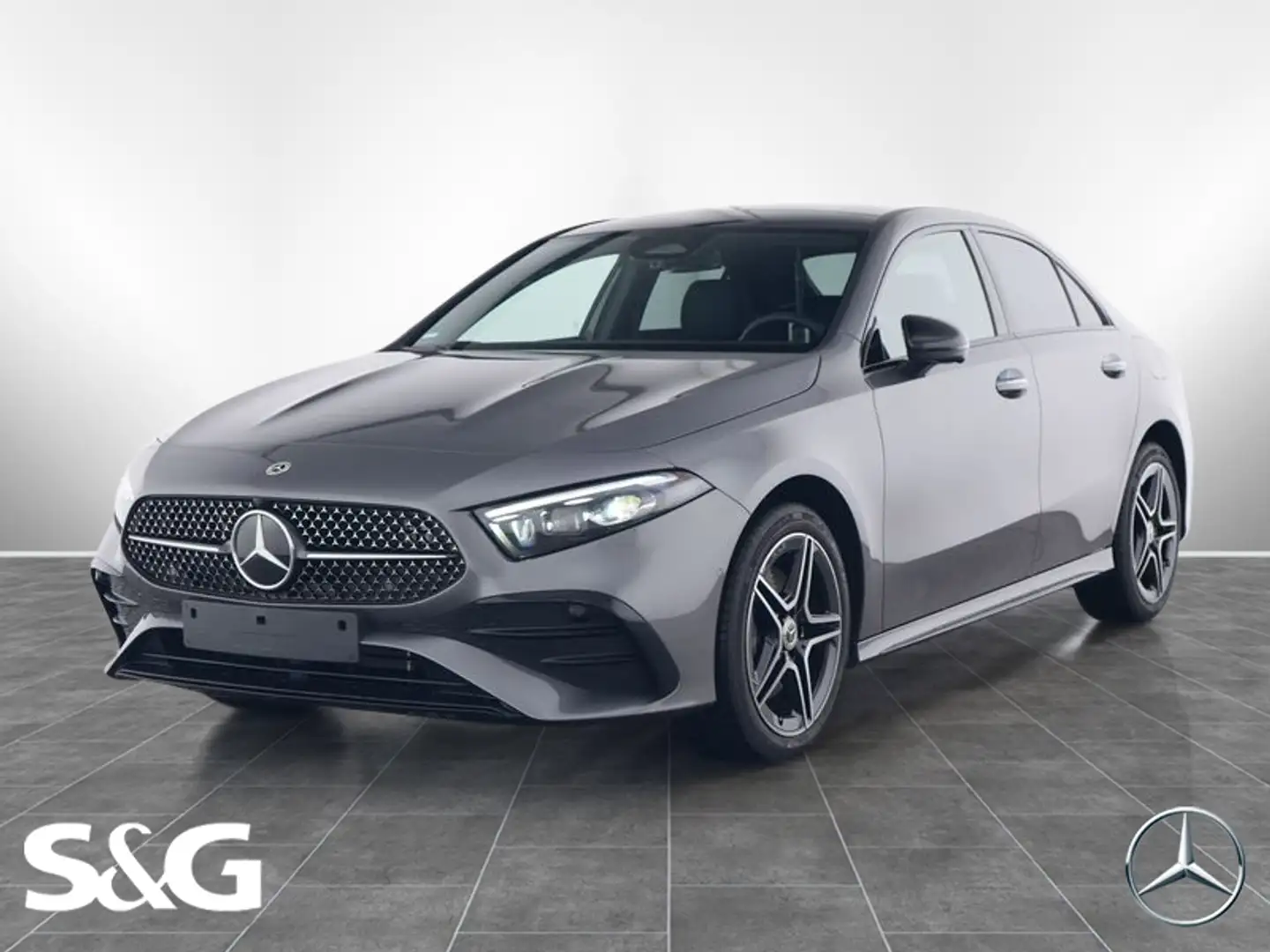 Mercedes-Benz A 250 e Limousine AMG MBUX+Pano+360°+Totwink Grau - 1