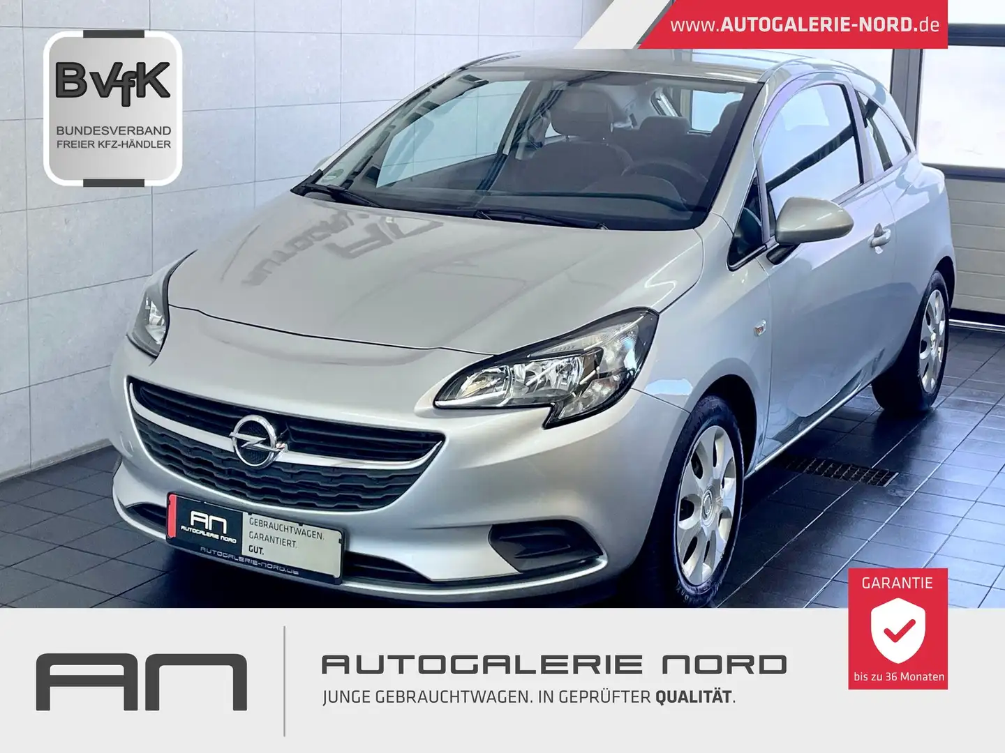 Opel Corsa-e Corsa E Edition 1.Hand+Winterpaket+Tempomat+PDC Silber - 1
