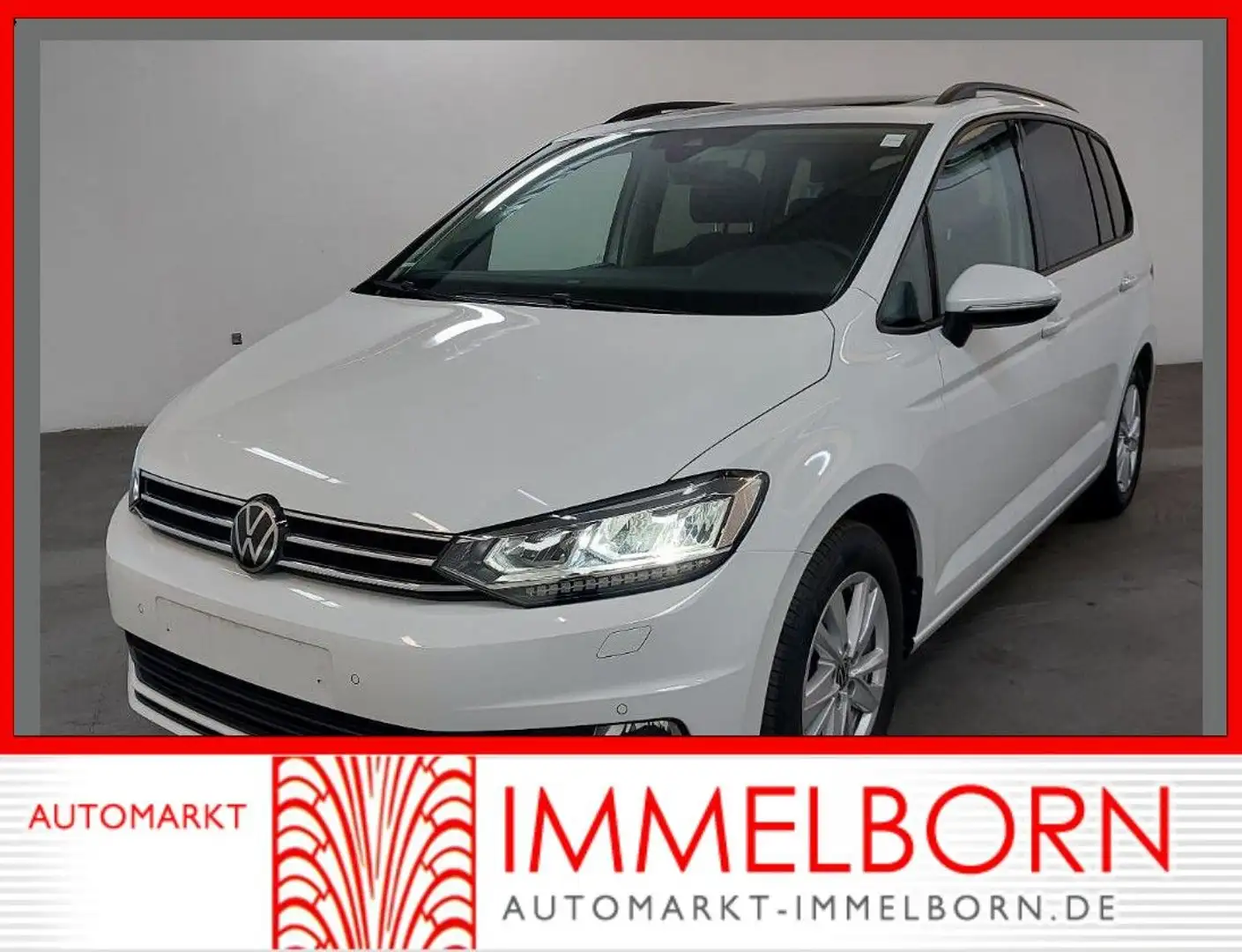 Volkswagen Touran Comfortline 7Sitz*Pano*Kamera*EasyOpen*Fa Weiß - 1