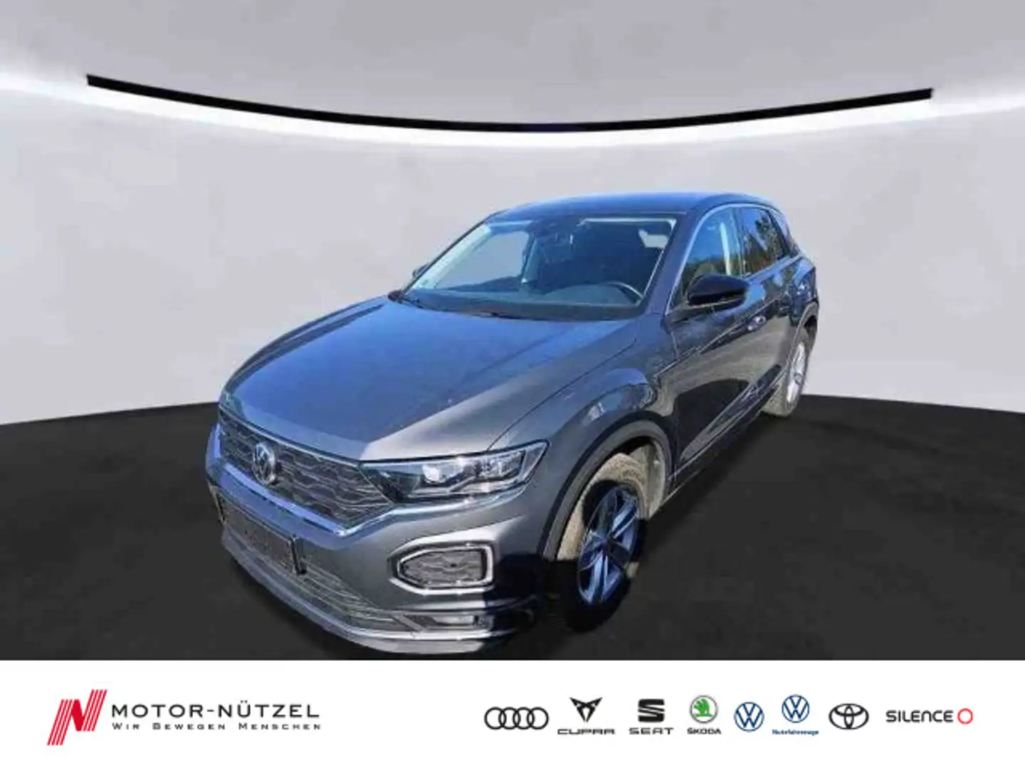 Volkswagen T-Roc 1.5 TSI DSG R-LINE LED+NAV+APP+ACC+SHZ+RFK Grau - 1