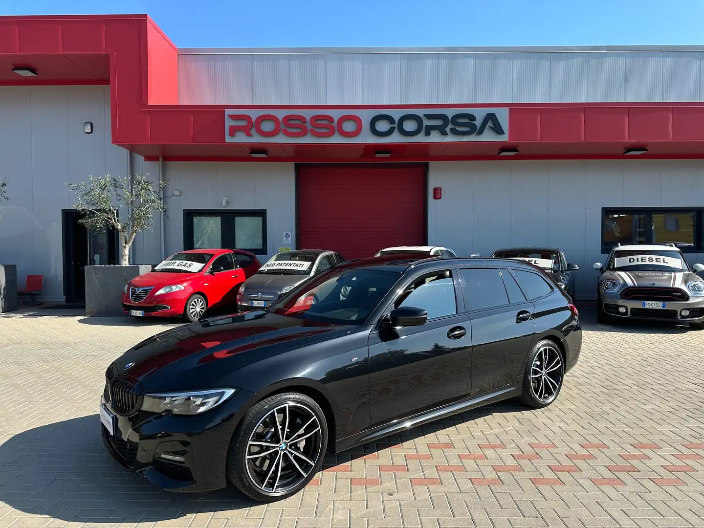 BMW 330 d Touring mhev 48V xdrive Msport AUTOM TETTO Schwarz - 1