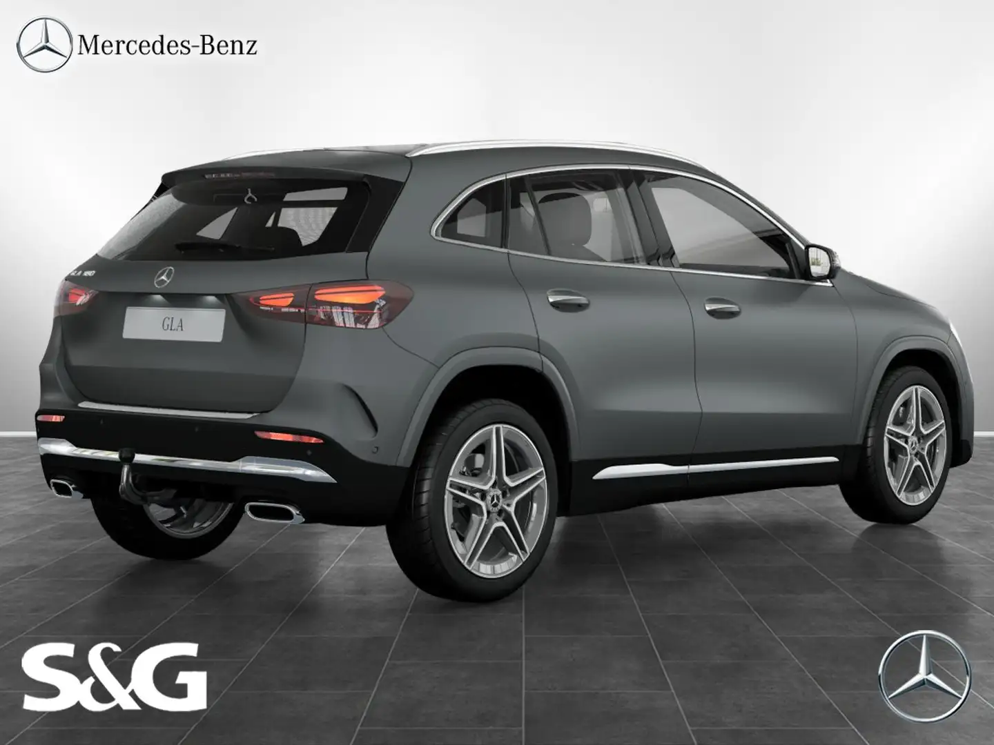 Mercedes-Benz GLA 180 AMG Mattlack+M-LED+AHK+360°+Distro+Totwi Grau - 2