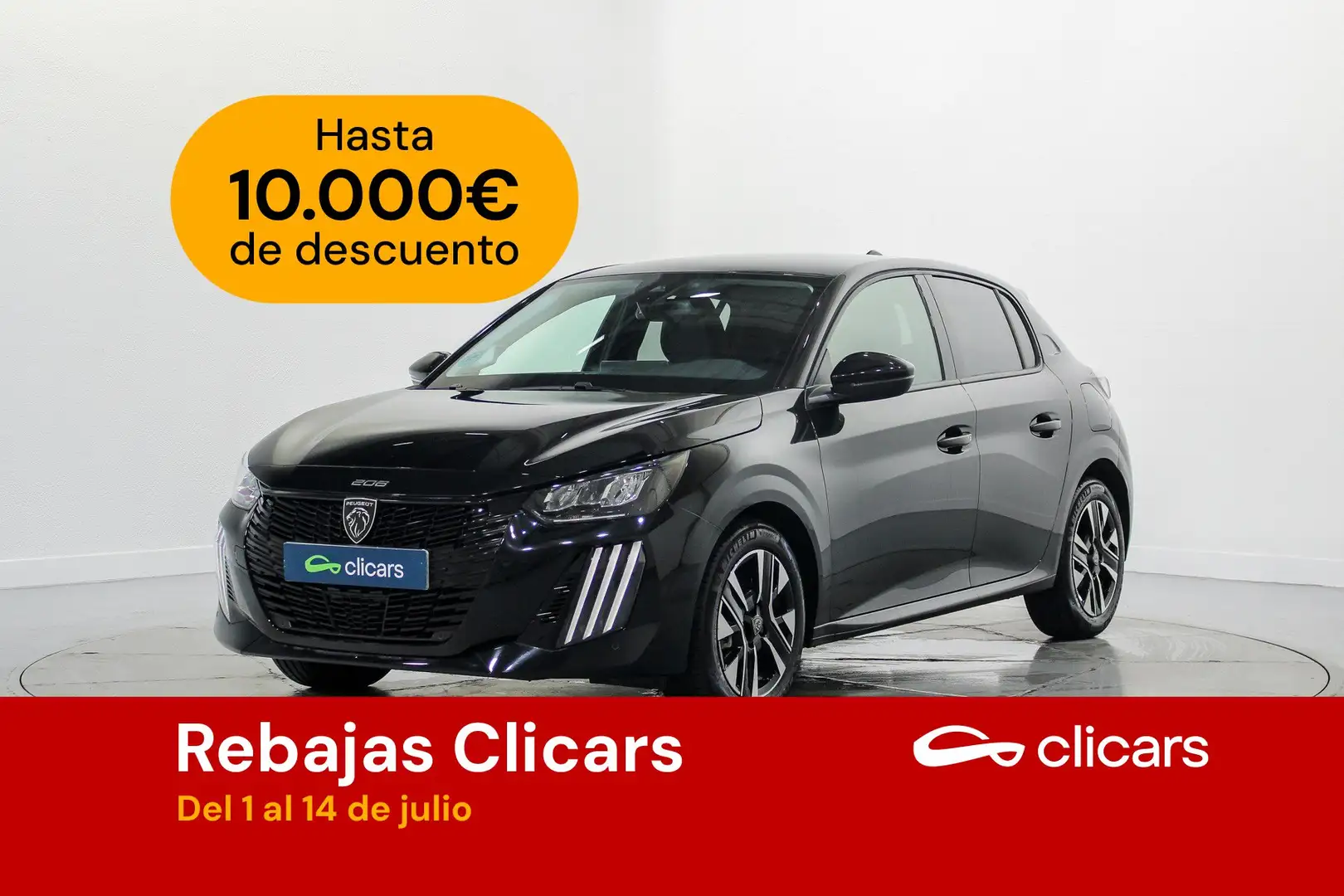 Peugeot 208 1.2 Puretech S&S Allure 100 Negro - 1