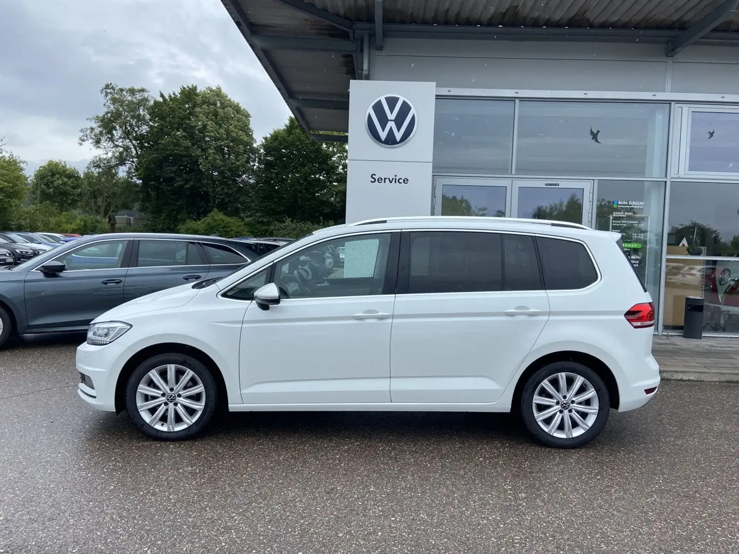 Volkswagen Touran 2.0 TDI DSG HIGHLINE 7-SITZER NAVI+17"+LE Weiß - 2