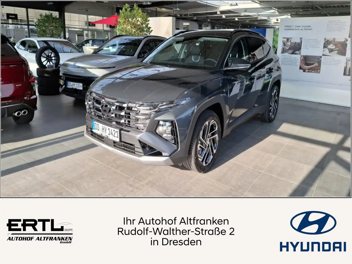 Hyundai TUCSON 1.6 T-GDi 48V-Hybrid 2WD DCT Prime Vert - 1