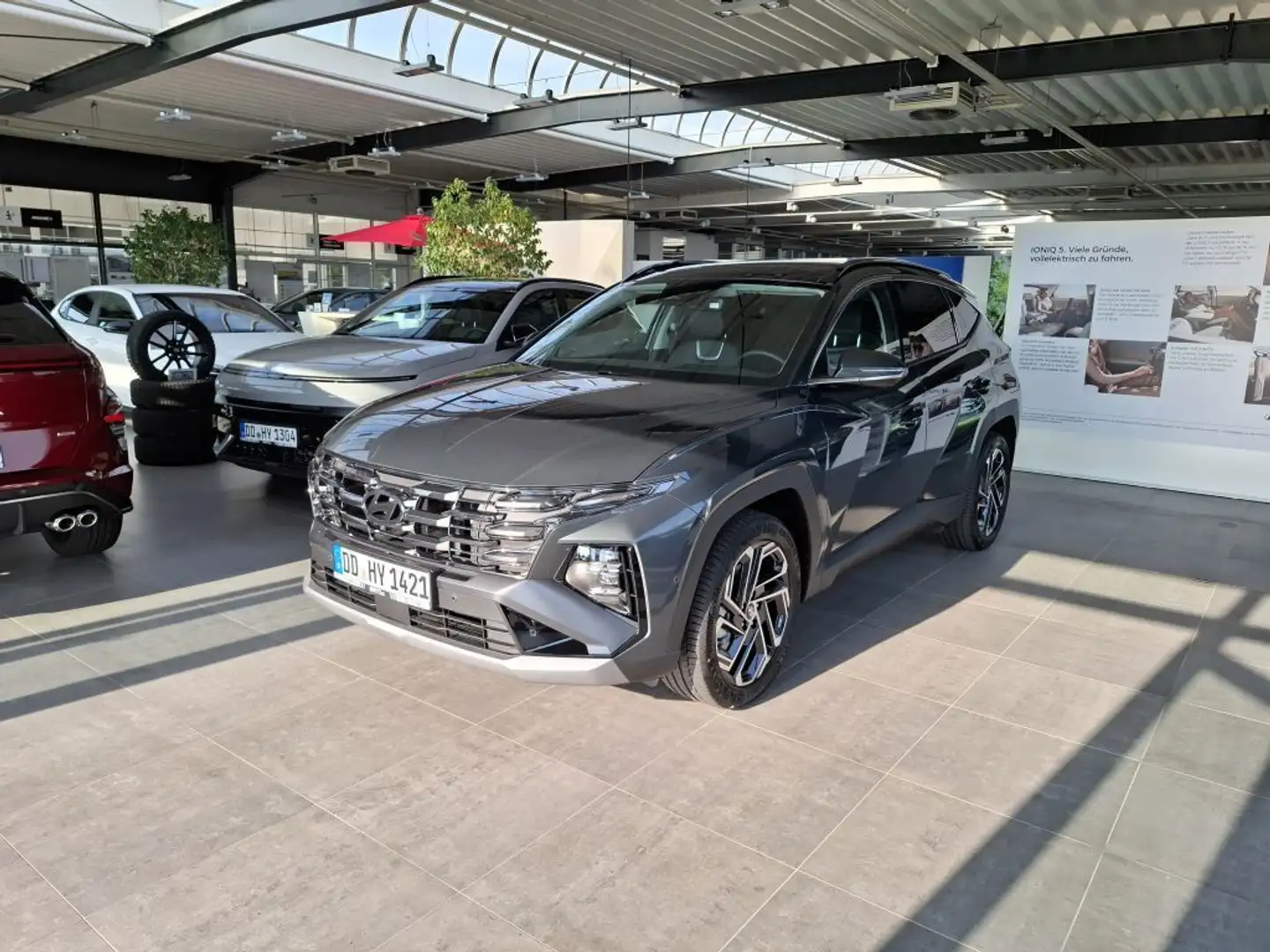 Hyundai TUCSON 1.6 T-GDi 48V-Hybrid 2WD DCT Prime Vert - 2