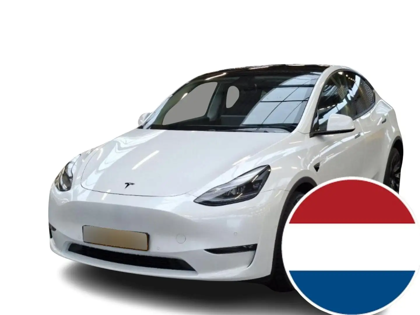 Tesla Model Y Dual Maximale Reichweite Dual AWD Weiß - 1