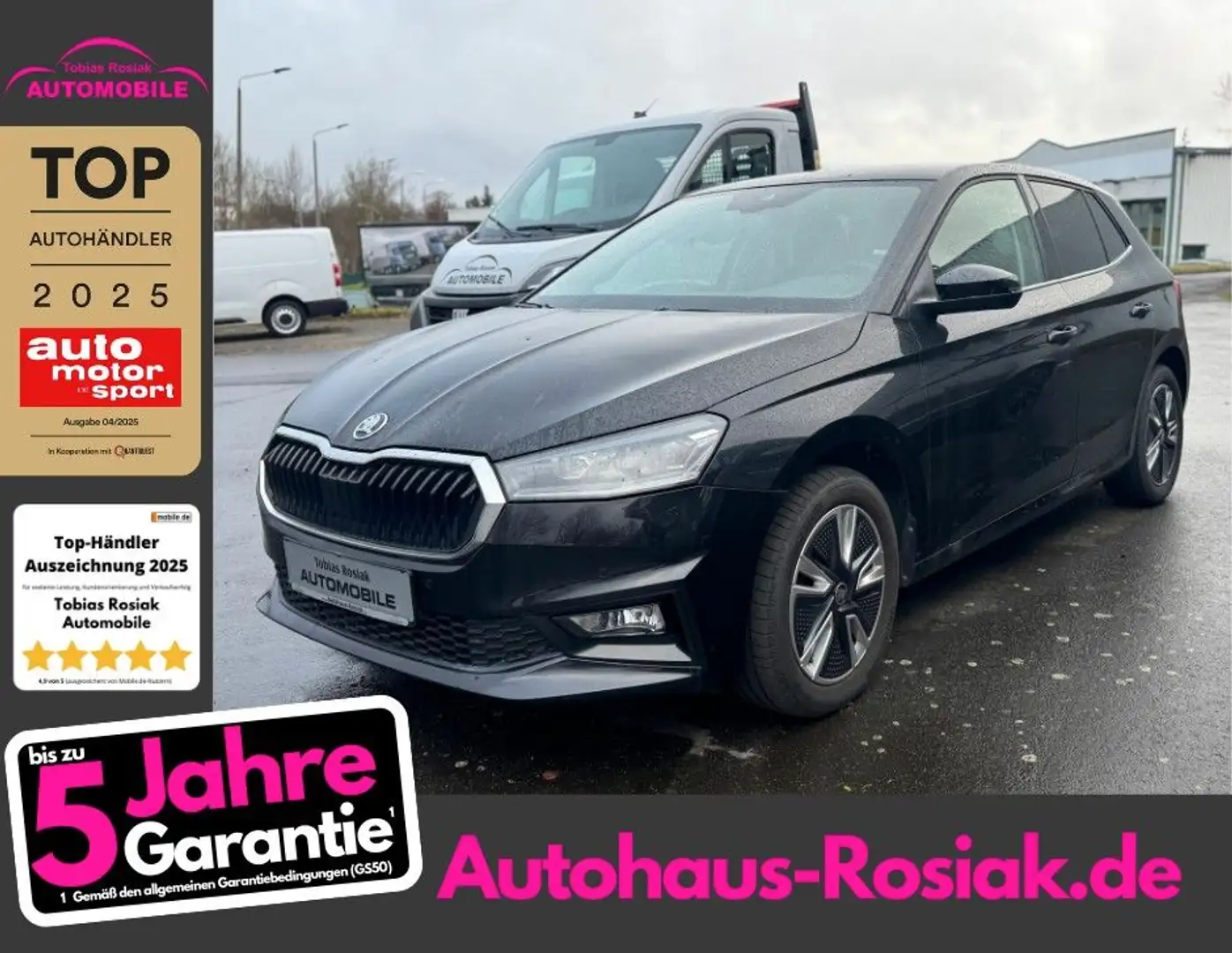 Skoda Fabia Style 1.0 TSI AHK Kamera ACC Smart Link Schwarz - 1