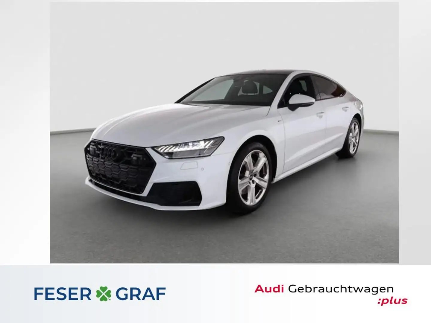 Audi A7 Spb. 50 TDI qu. - S line - PANO - HD MATRIX Weiß - 1