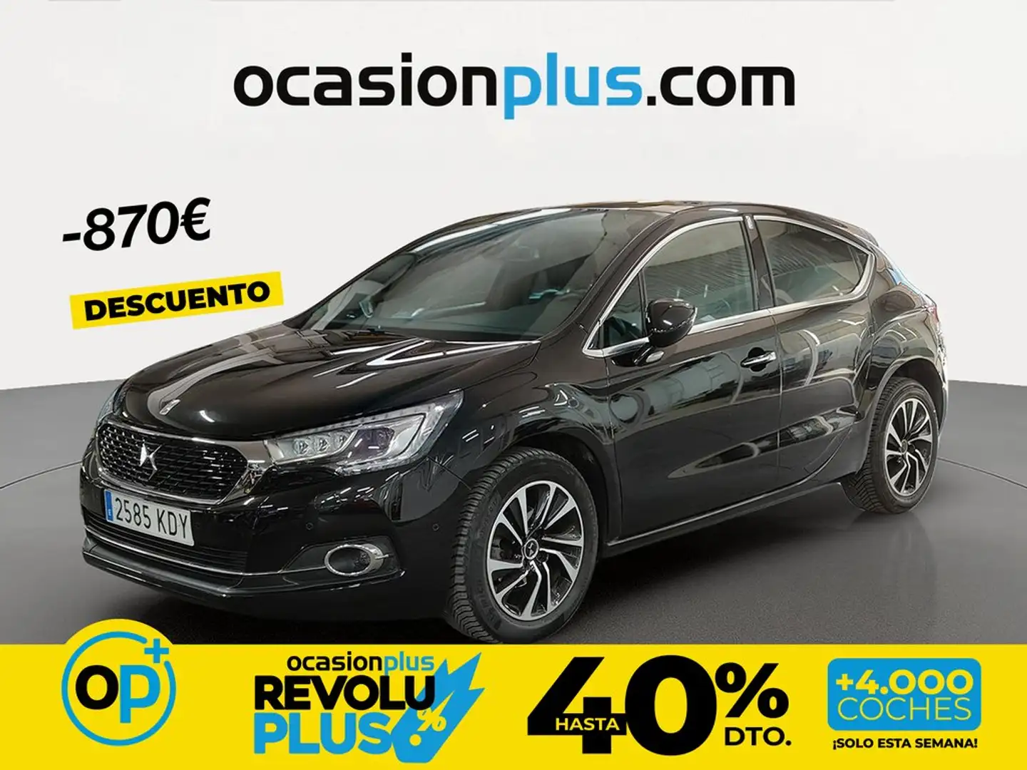 DS Automobiles DS 4 Crossback 1.6BlueHDi S&S Style Negro - 1
