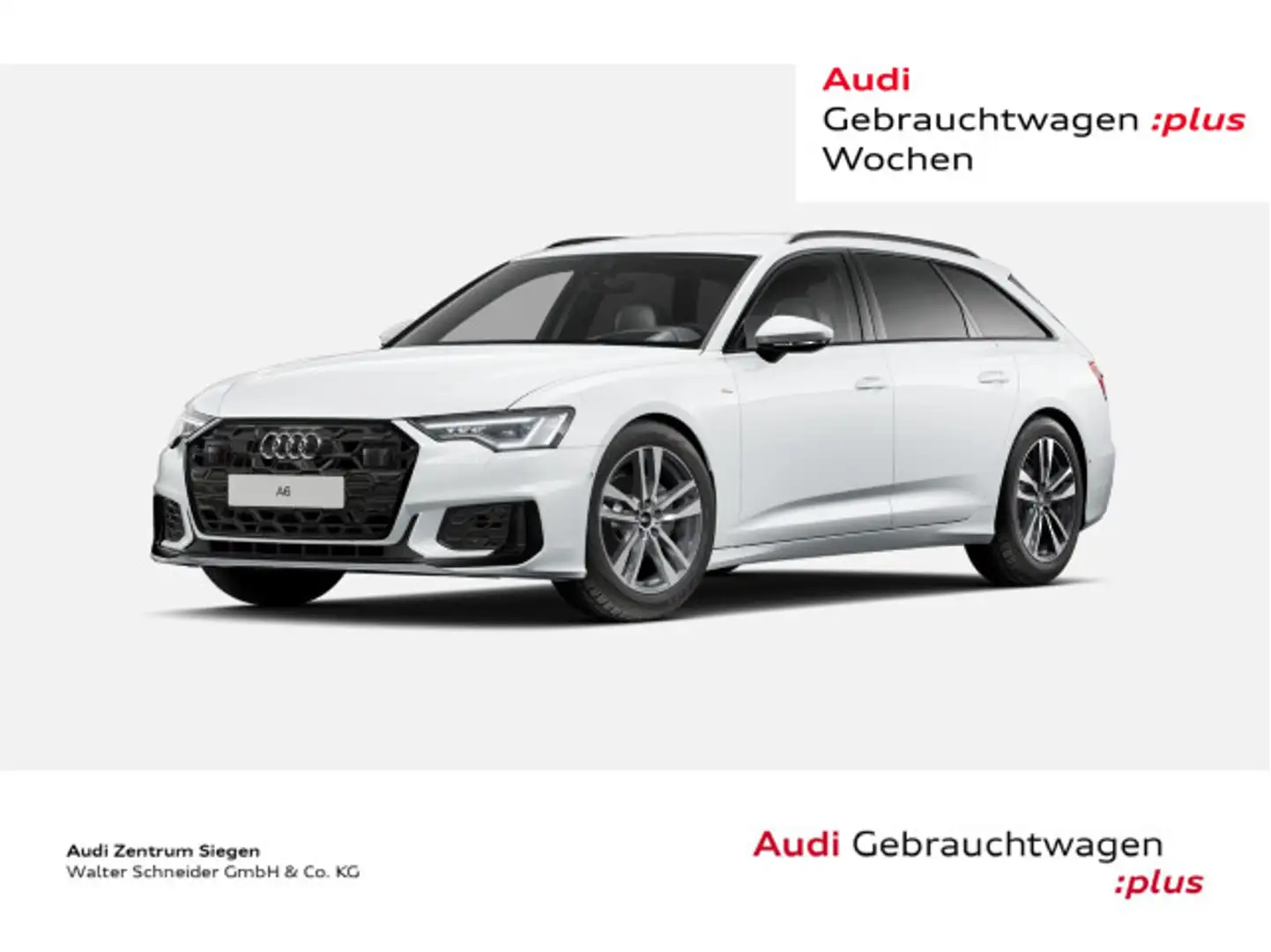 Audi A6 40 2.0 TDI Avant S line Weiß - 1