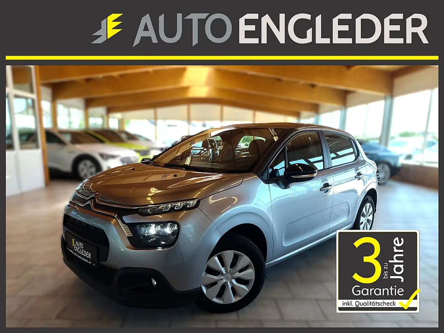 Citroen C3 PureTech 83 S&S 5-Gang-Manuell Live Grau - 1