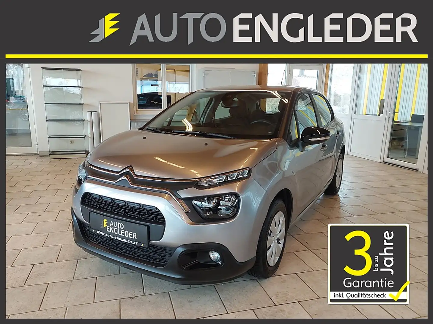 Citroen C3 C3 PureTech 83 S&S 5-Gang-Manuell Live Grijs - 1