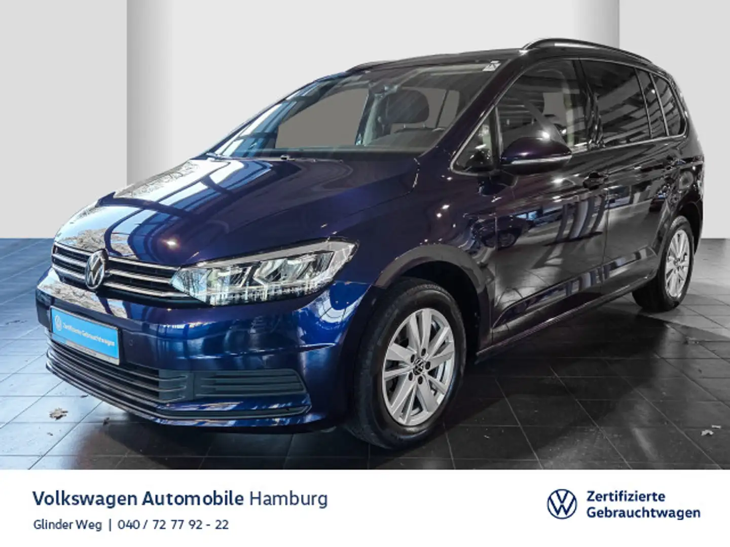 Volkswagen Touran 2.0 TDI Comfortline DSG AHK AppConnect Ei Blau - 1