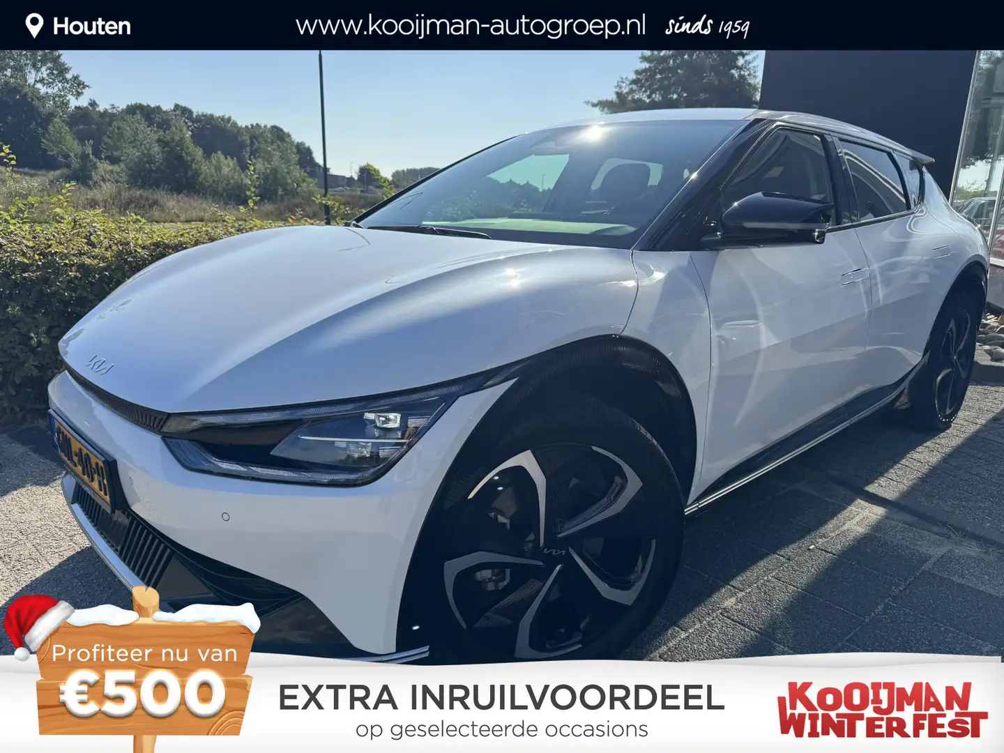 Kia EV6 Edition Advanced 77.4 kWh , Parelmoerwit, Elektris Blanc - 1