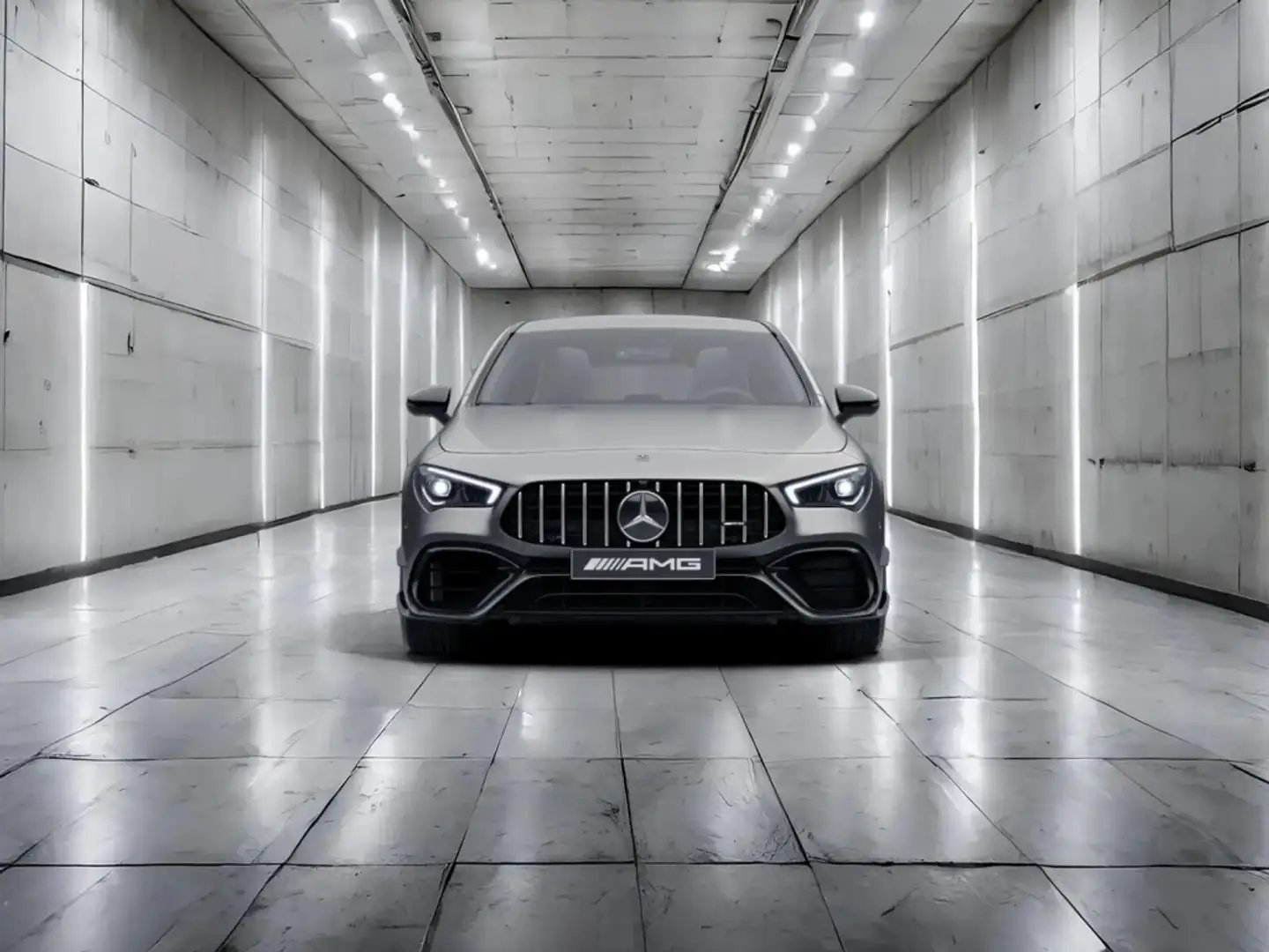 Mercedes-Benz CLA 45 AMG S 4M SB BURMESTER+NIGHTP+360°+KEYLESS Gris - 2