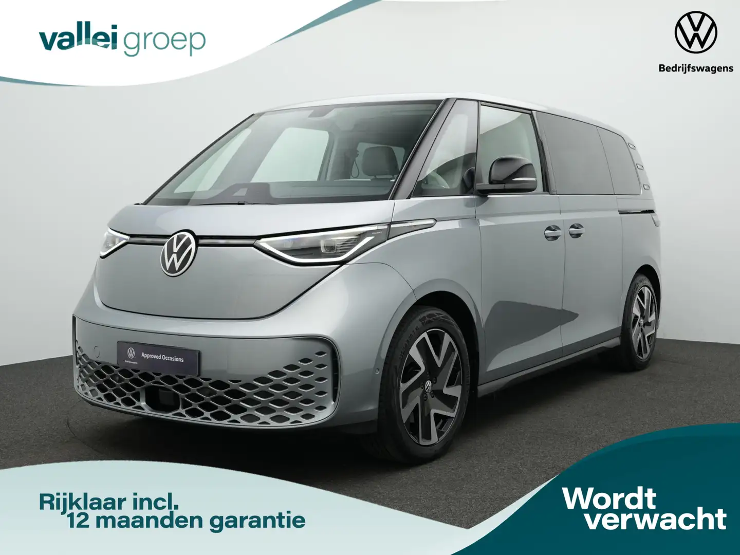 Volkswagen ID. Buzz 1st 77kWh 204 pk | IQ Light | Stuur-/stoelverwarmi Grau - 1