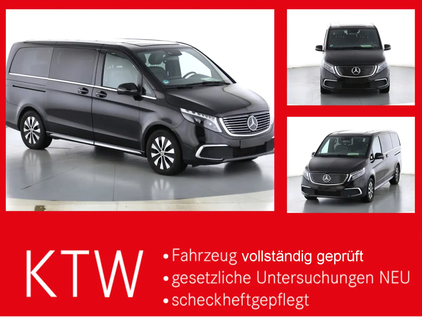 Mercedes-Benz EQV 300 Avantgarde Line,lang,7Sitze,2xKlima,LED Noir - 1