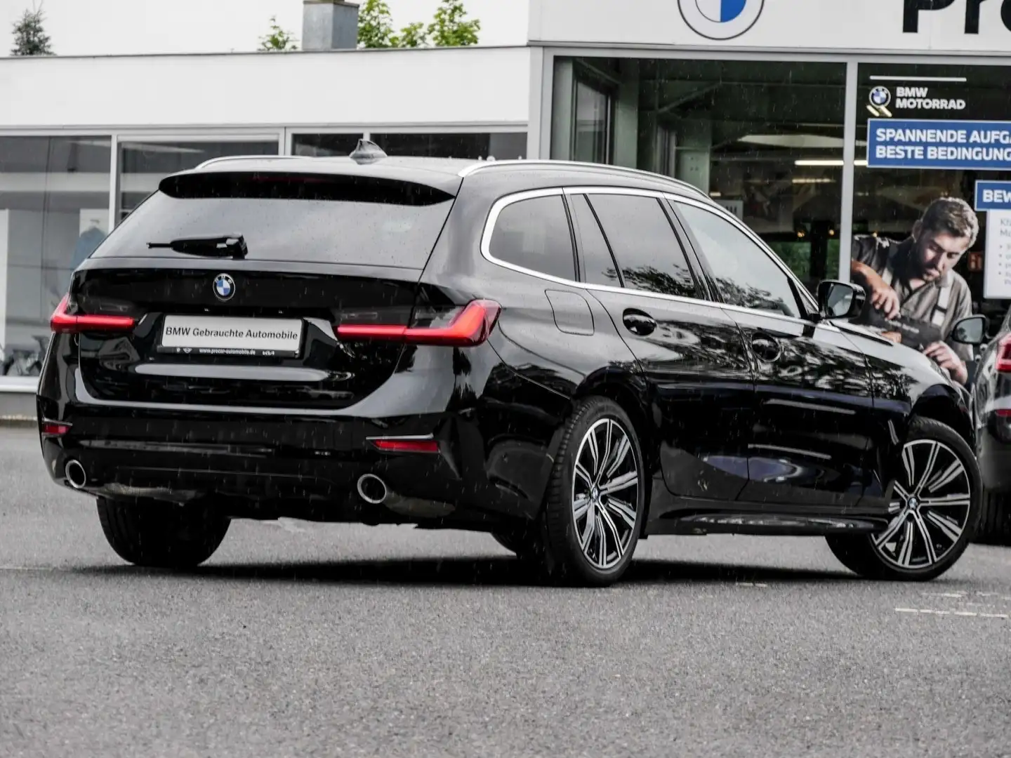 BMW 320 d TOURING+SPORT LINE+HiFi+LC PROF Negro - 2
