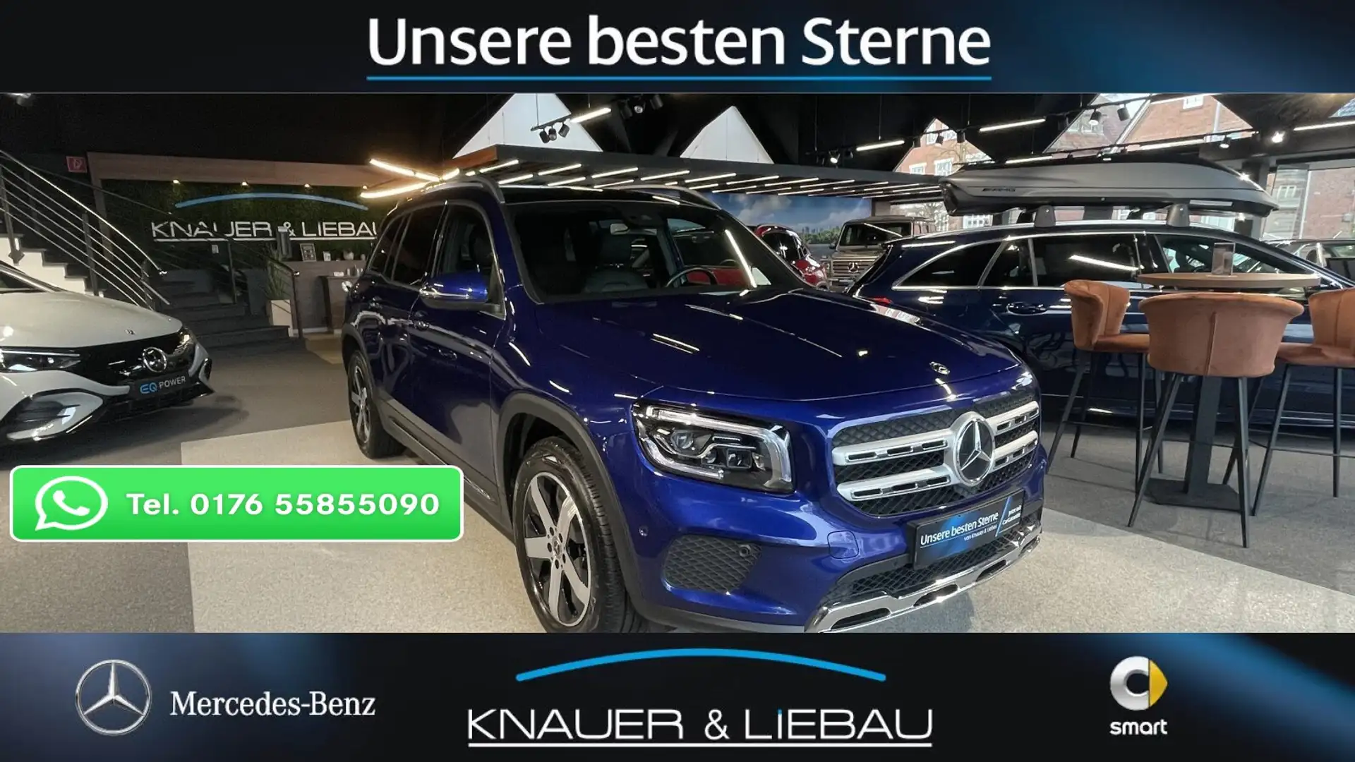 Mercedes-Benz GLB 200 GLB 200 d Progressive*Pano*Distronic*Stndhzg*Cam Bleu - 1