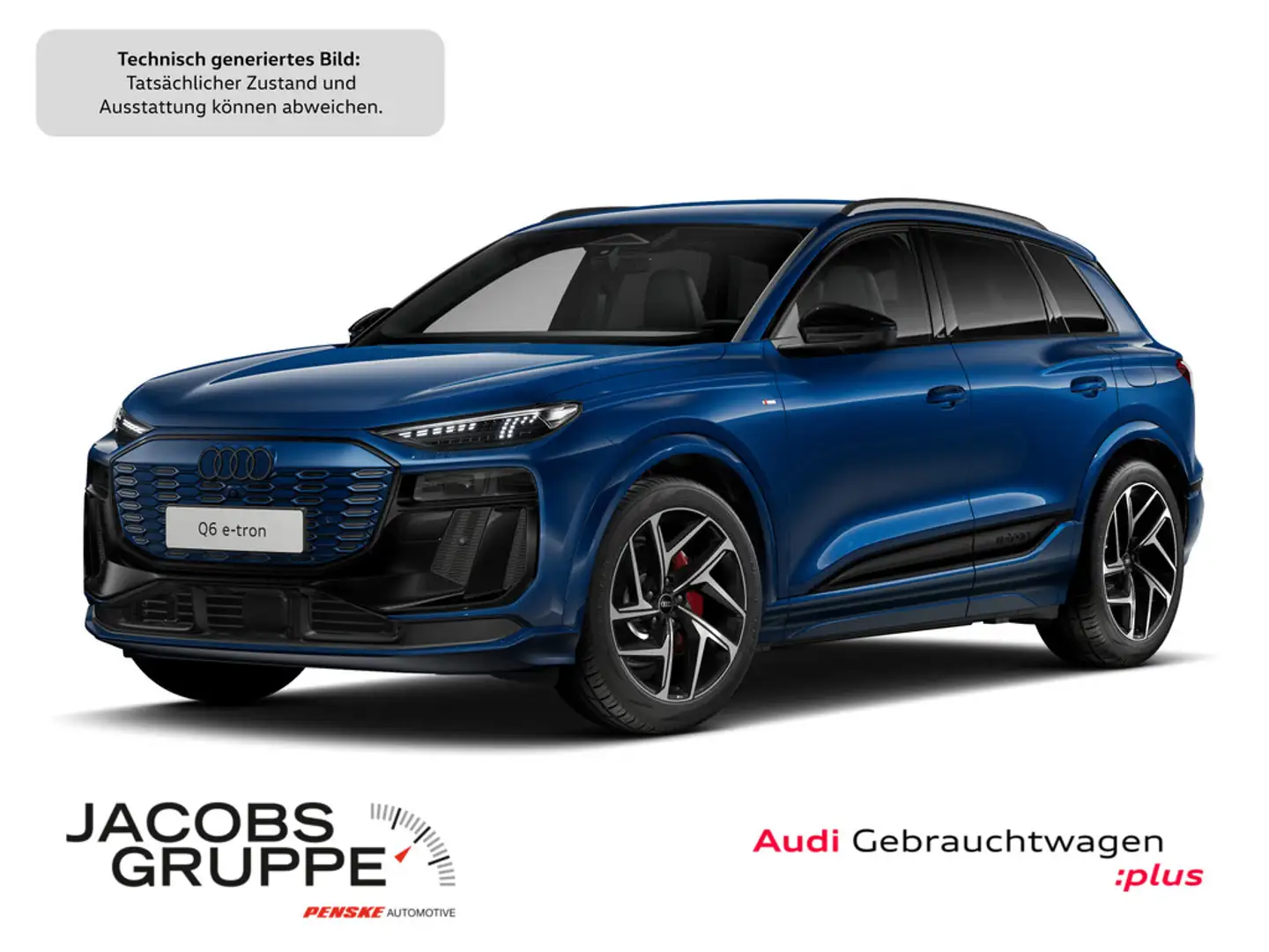 Audi Q6 e-tron 225 kW performance edition one blue S line Blau - 1