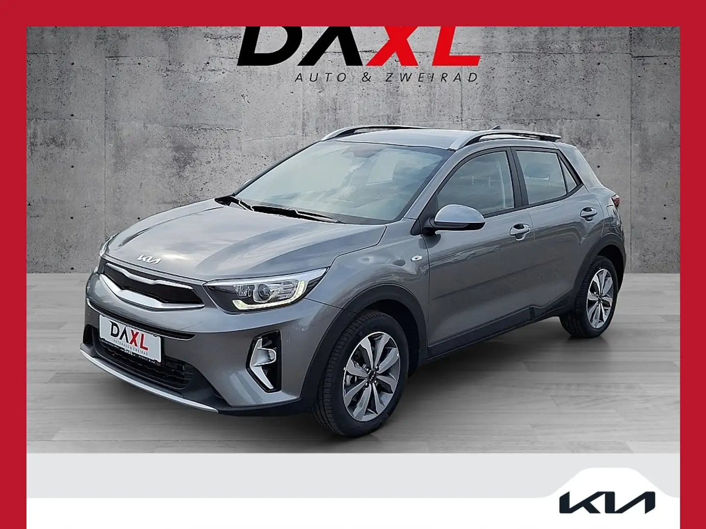 Kia Stonic 1,0 TGDI GPF ISG Silber Grau - 1