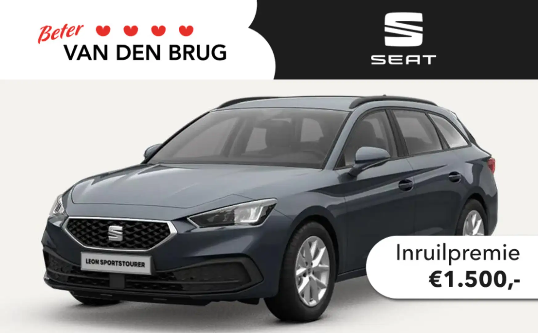 SEAT Leon e-Hybrid Sportstourer Style 1.5 TSI eHybrid 150kW / 204pk S Grijs - 1