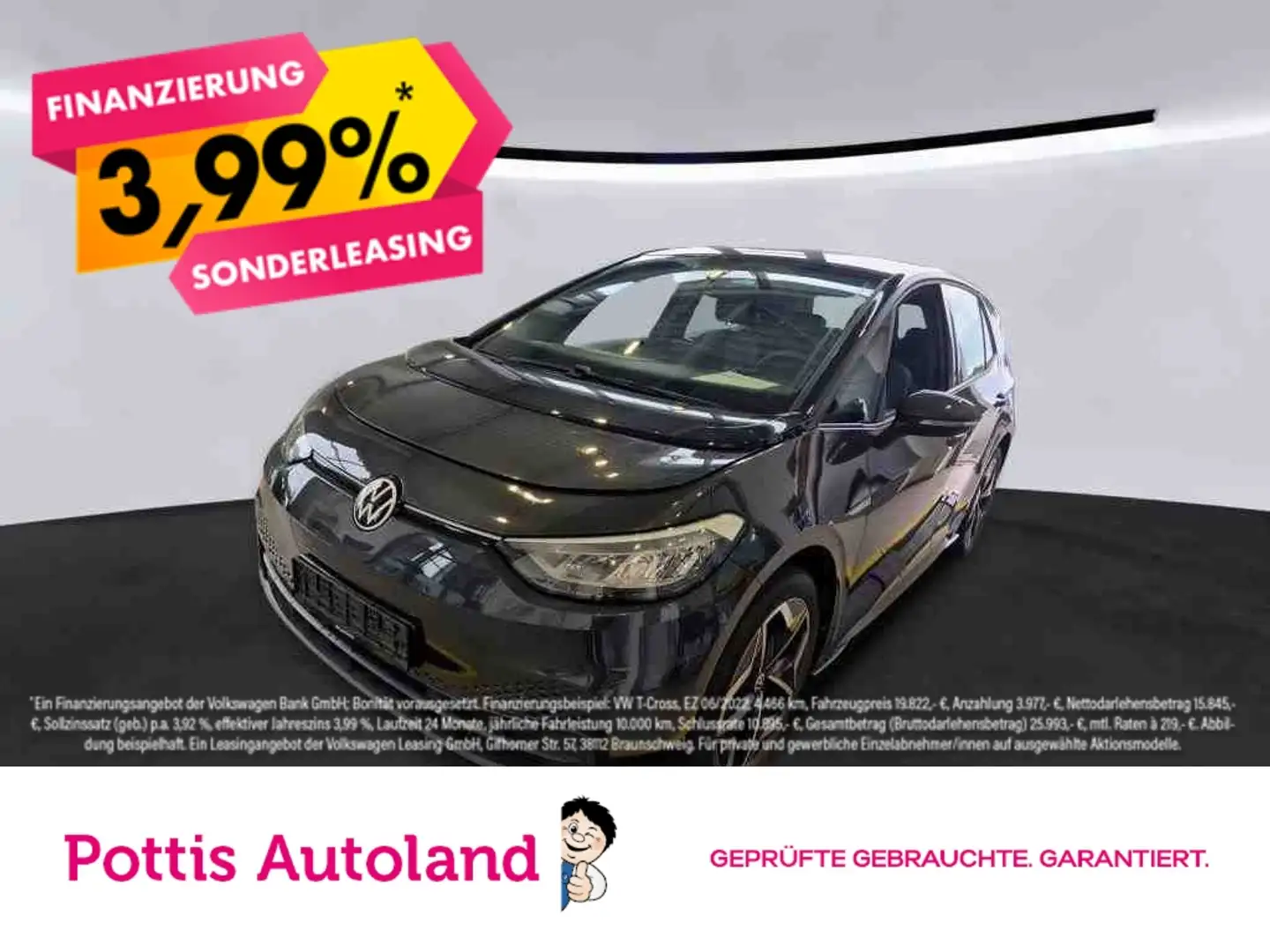 Volkswagen ID.3 PRO NAVI KLIMA PDC LED LM19 Grau - 1