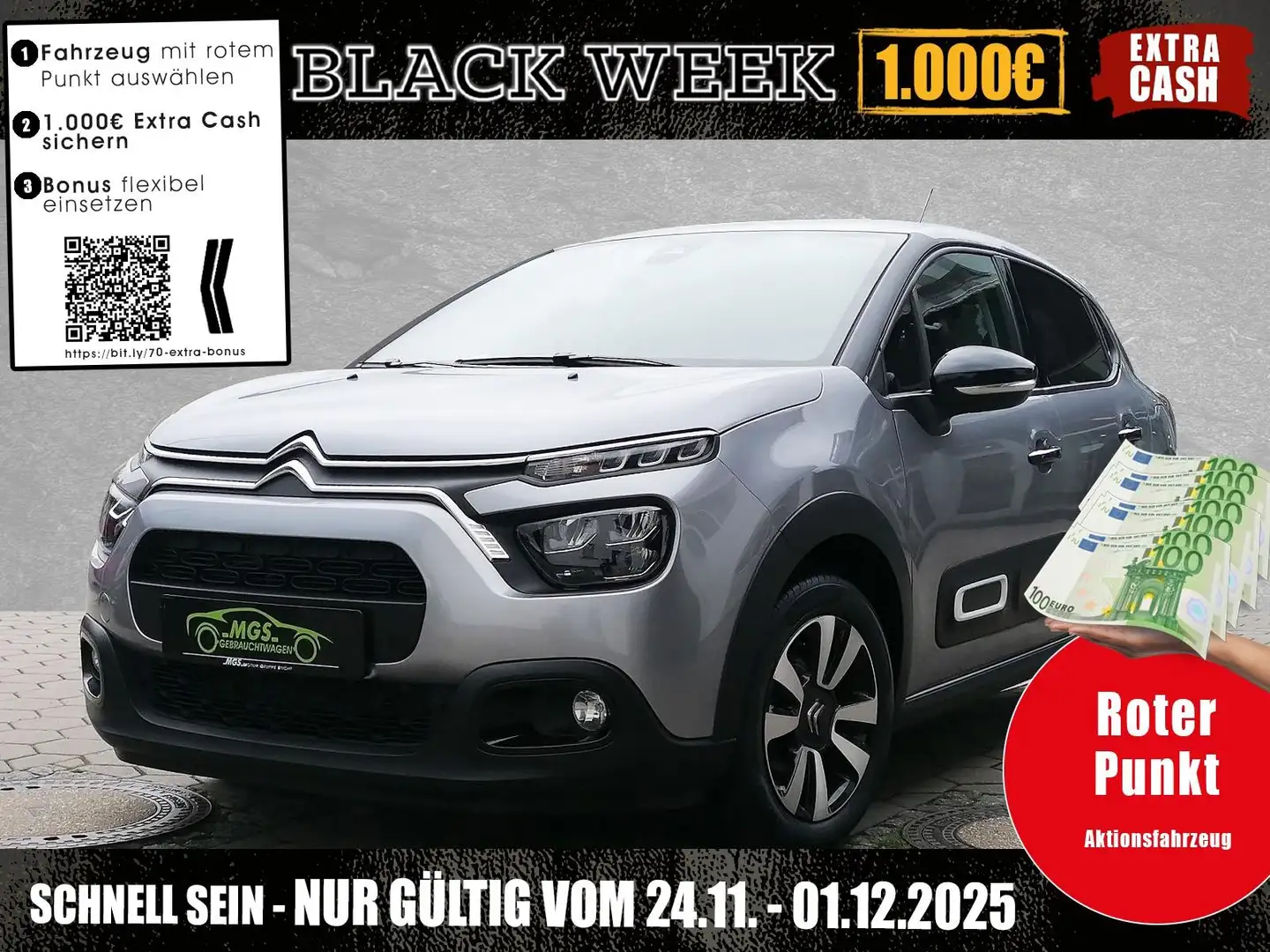 Citroen C3 Citroen C3 Max PureTech #Navi #PDC #Kamera #DAB Grau - 1