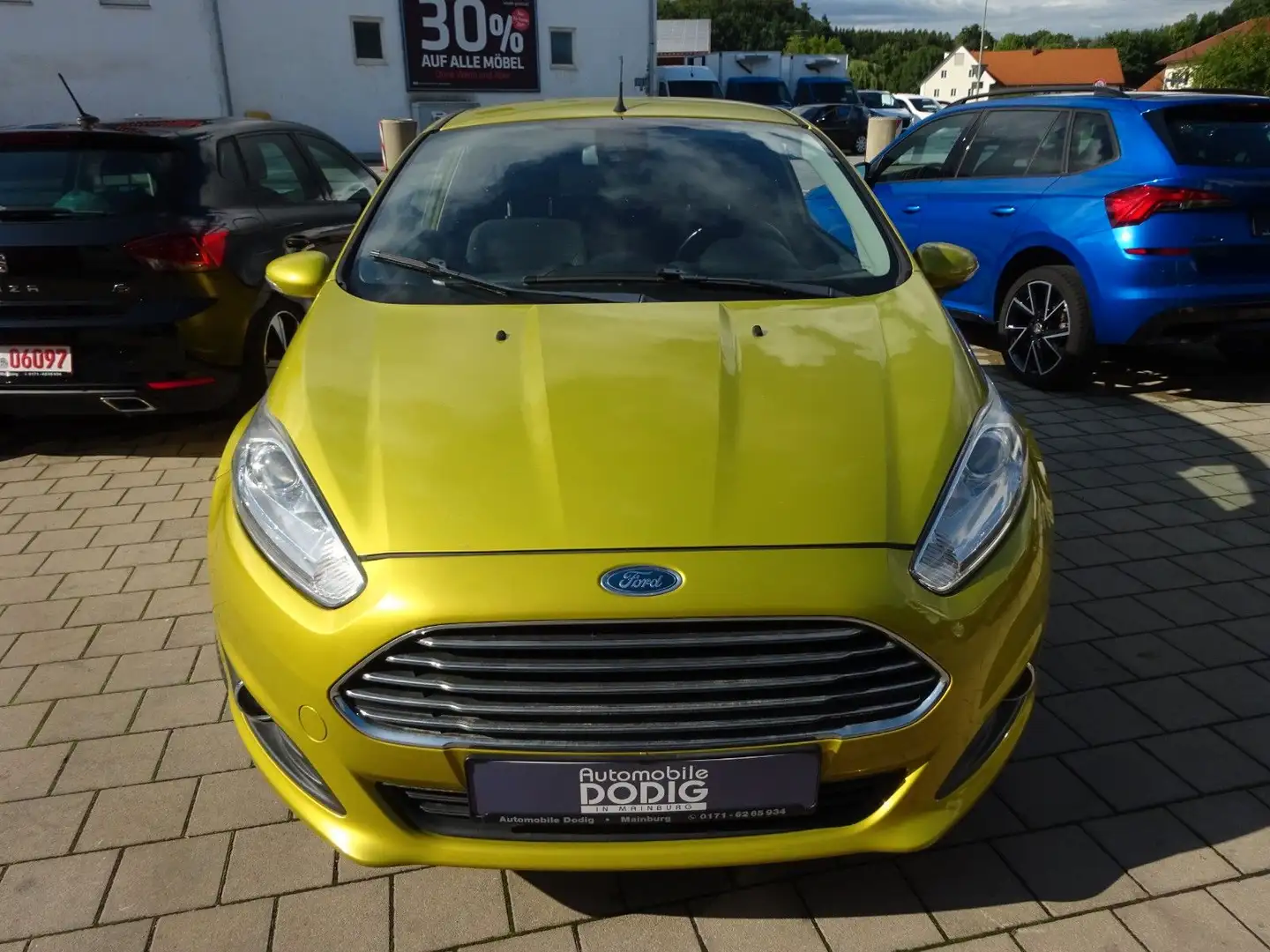 Ford Fiesta Titanium/Euro 5/FESTPREIS Jaune - 1