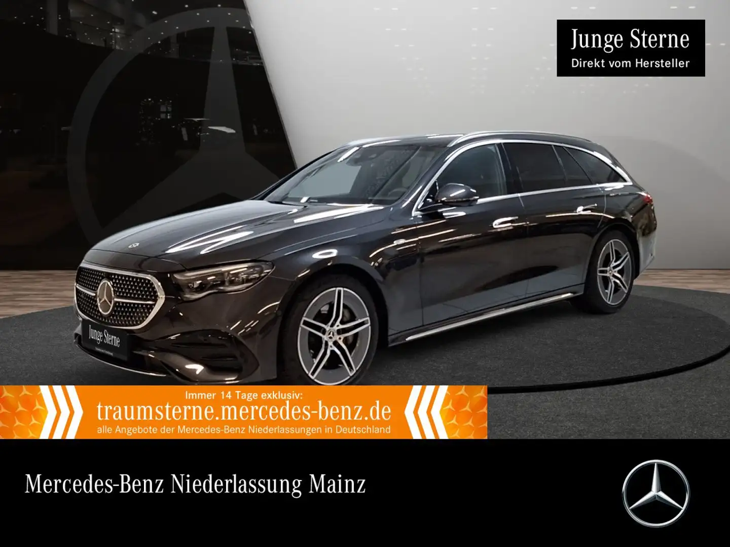 Mercedes-Benz E 300 e T Hybrid AMG Fahrass 360° Pano Burmester Grau - 1