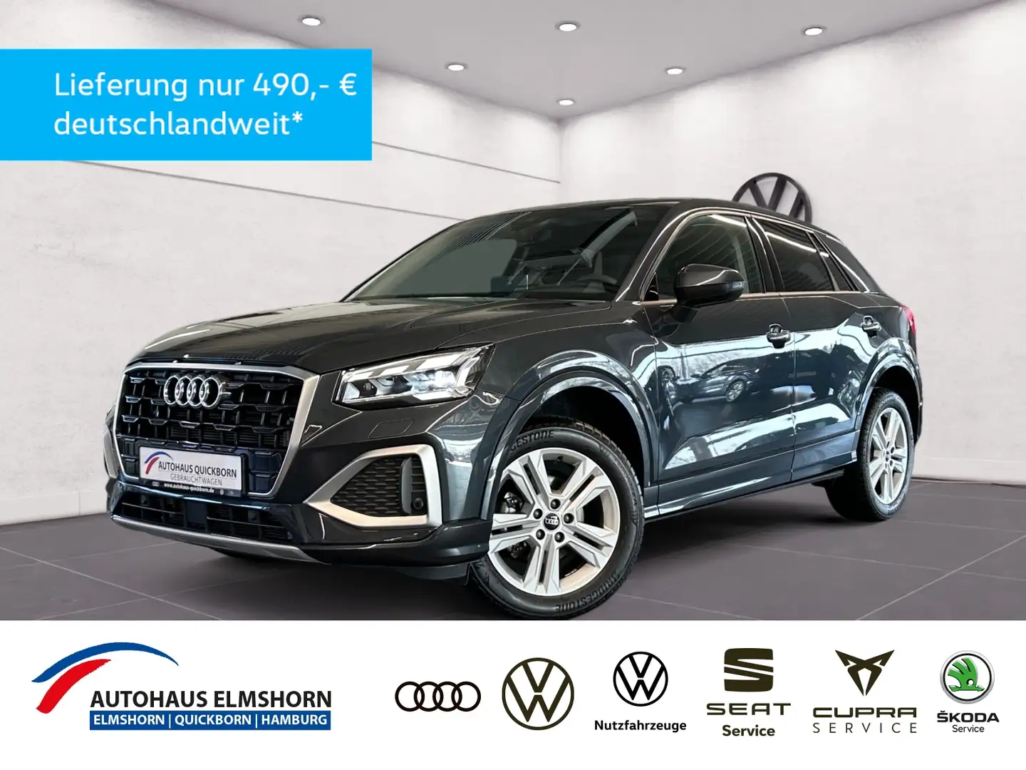 Audi Q2 advanced 35 TFSI S tronic MATRIX MMI+ SMARTPHONE Grau - 1