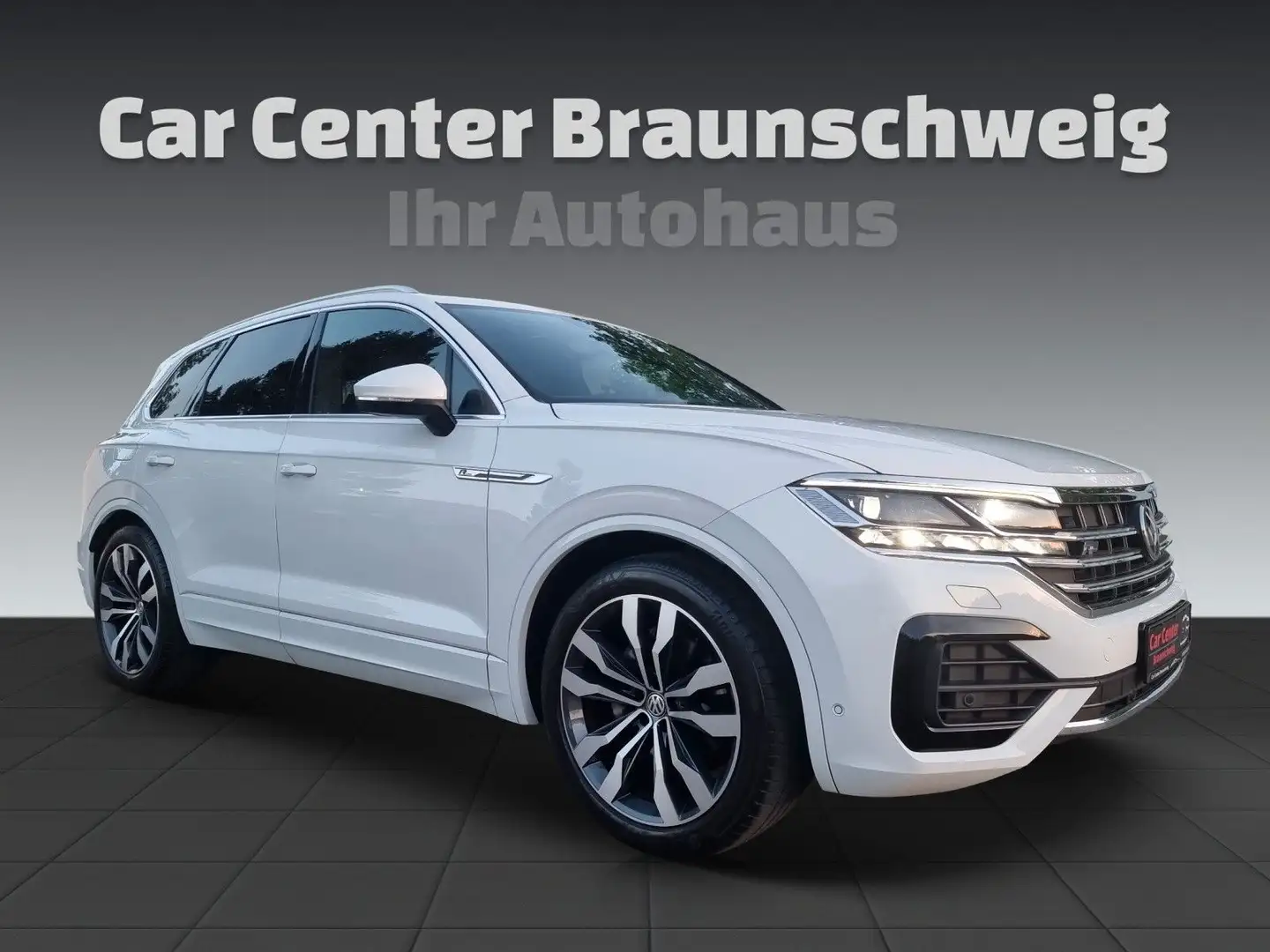 Volkswagen Touareg 3.0 V6 TDI SCR 4MOTION R-Line+ACC+Voll Blanc - 2