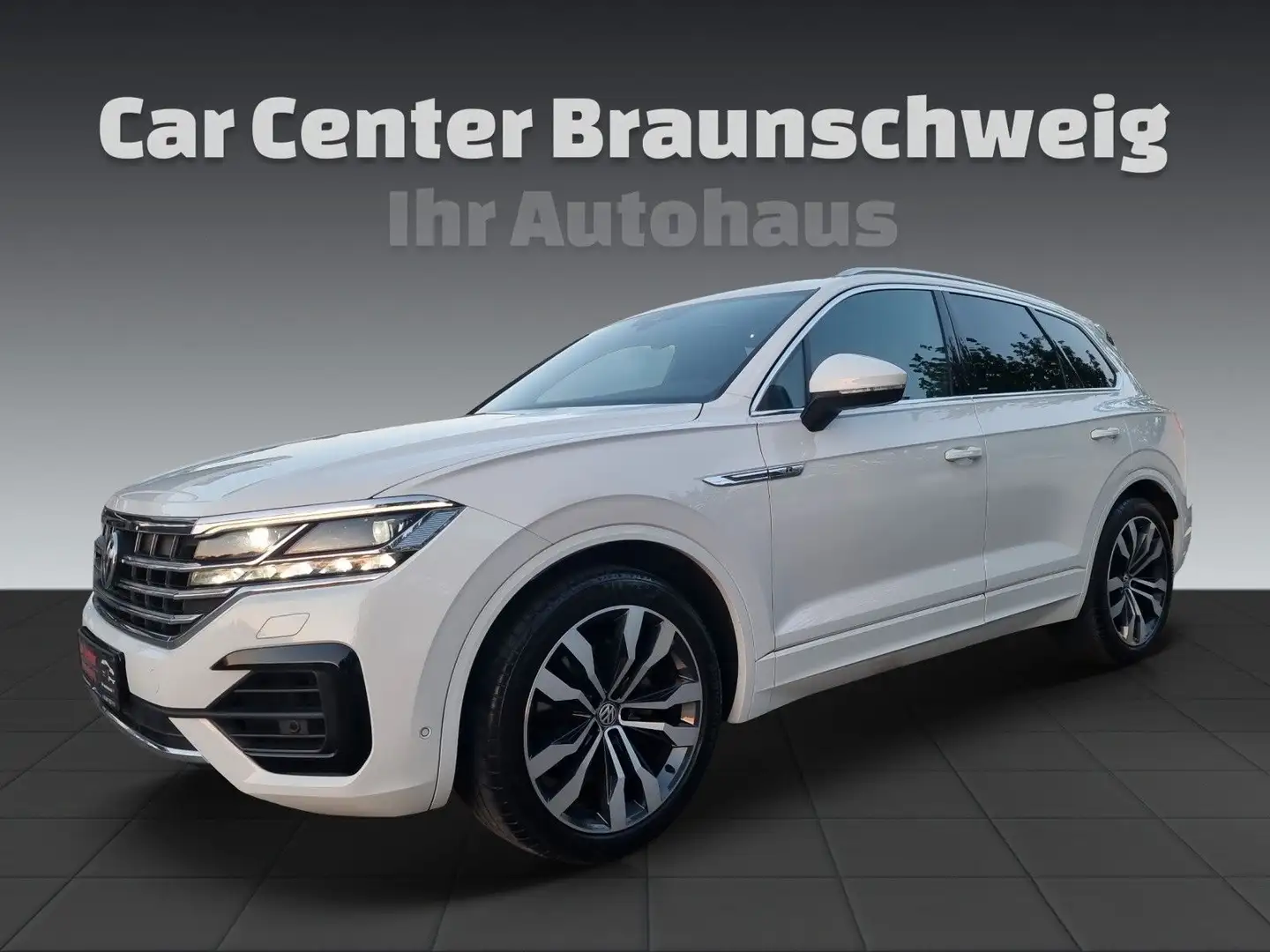 Volkswagen Touareg 3.0 V6 TDI SCR 4MOTION R-Line+ACC+Voll Blanc - 1