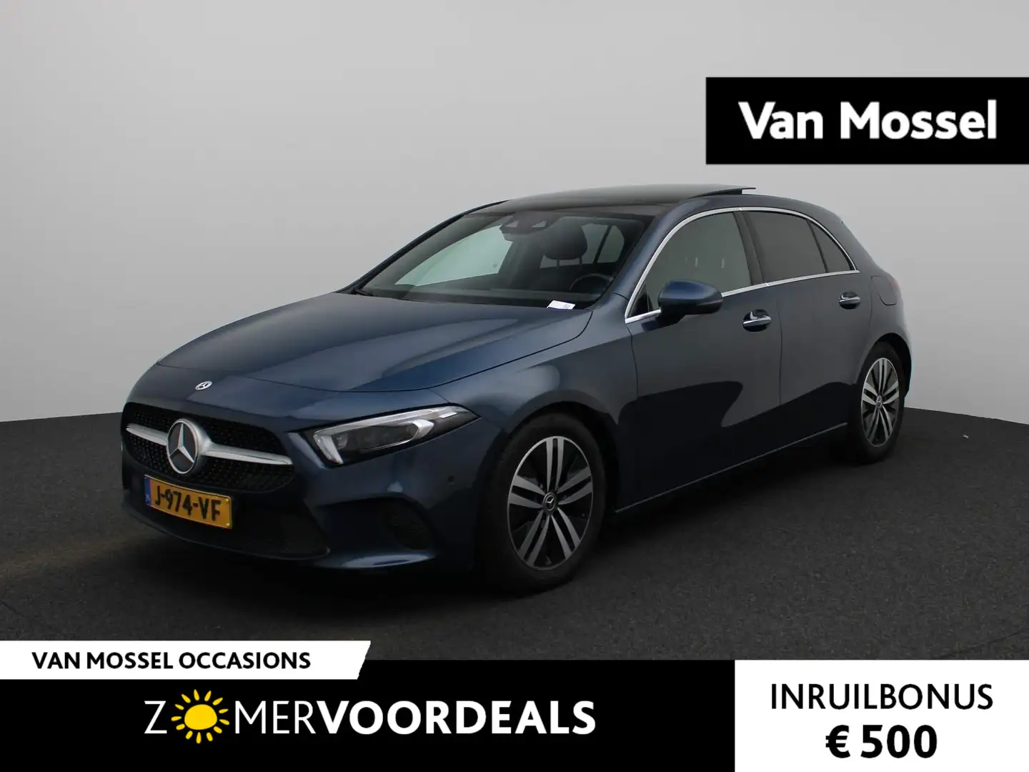 Mercedes-Benz A 180 Business Solution Luxury | PANORAMADAK | ACHTERUIT Blauw - 1