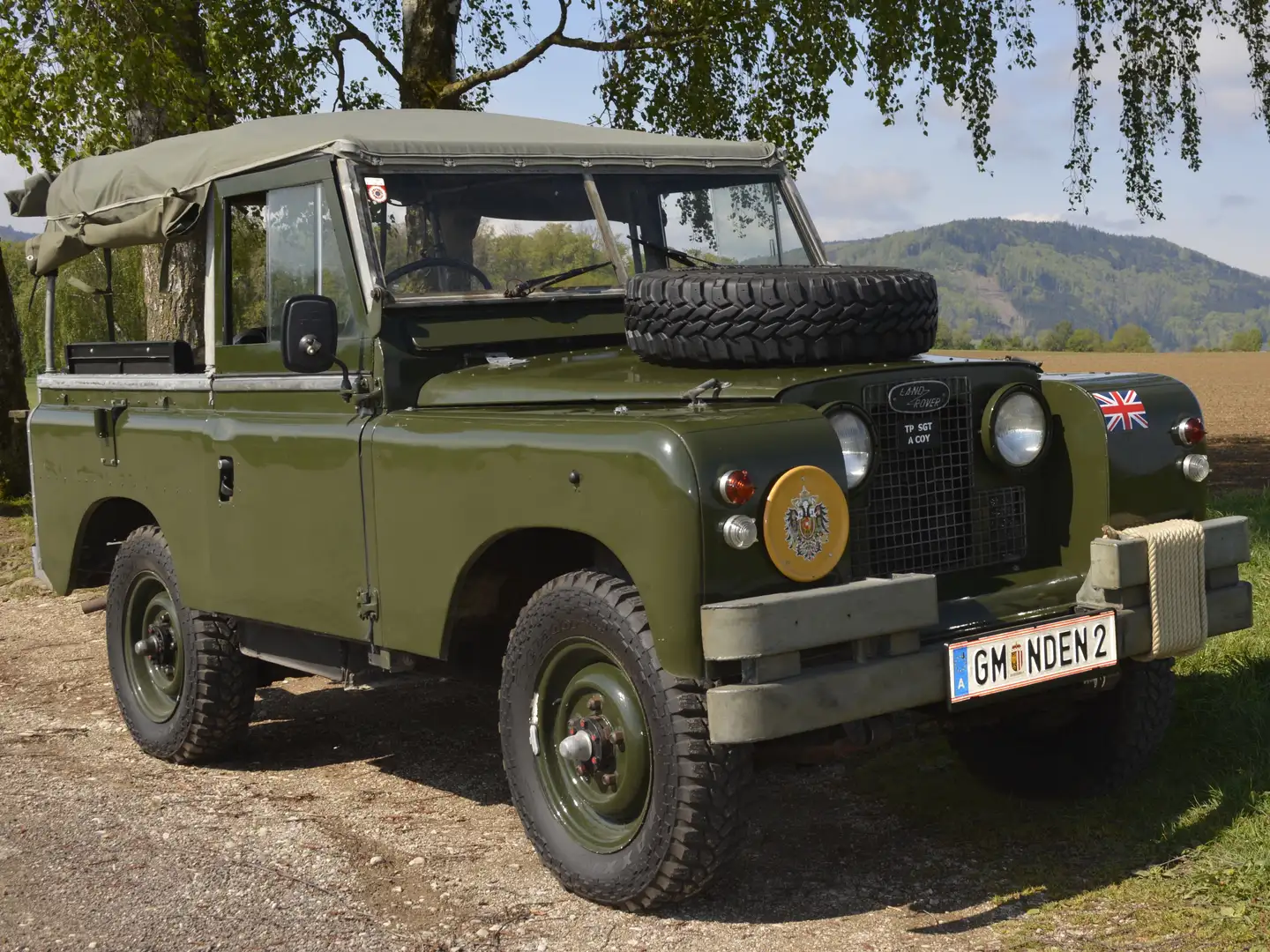 Land Rover Series serie 2A ex military Groen - 1