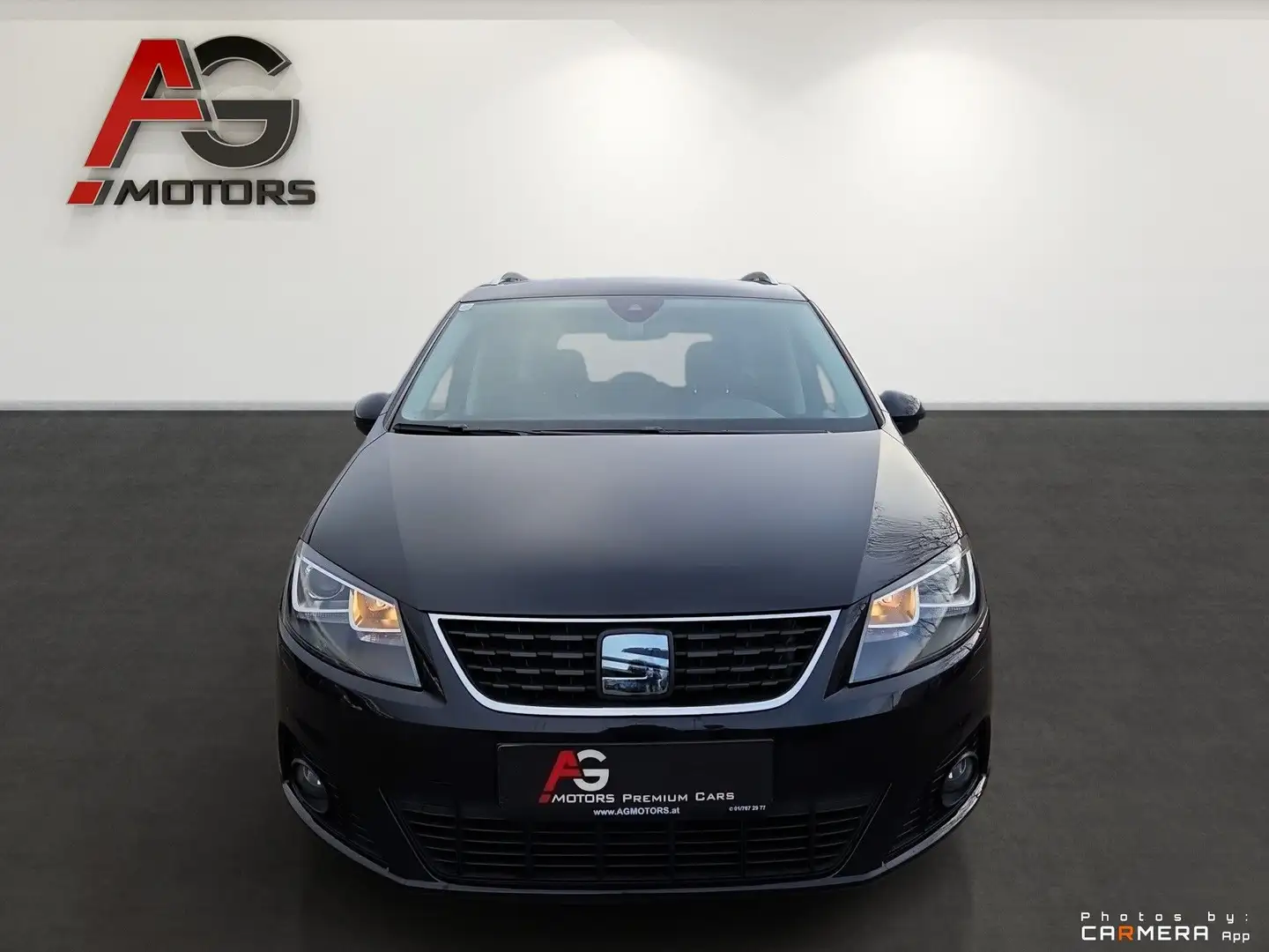 SEAT Alhambra Xcellence 2,0 TDI DSG/Navi/Kamera/SHZ/PDC/1.Besitz Schwarz - 2