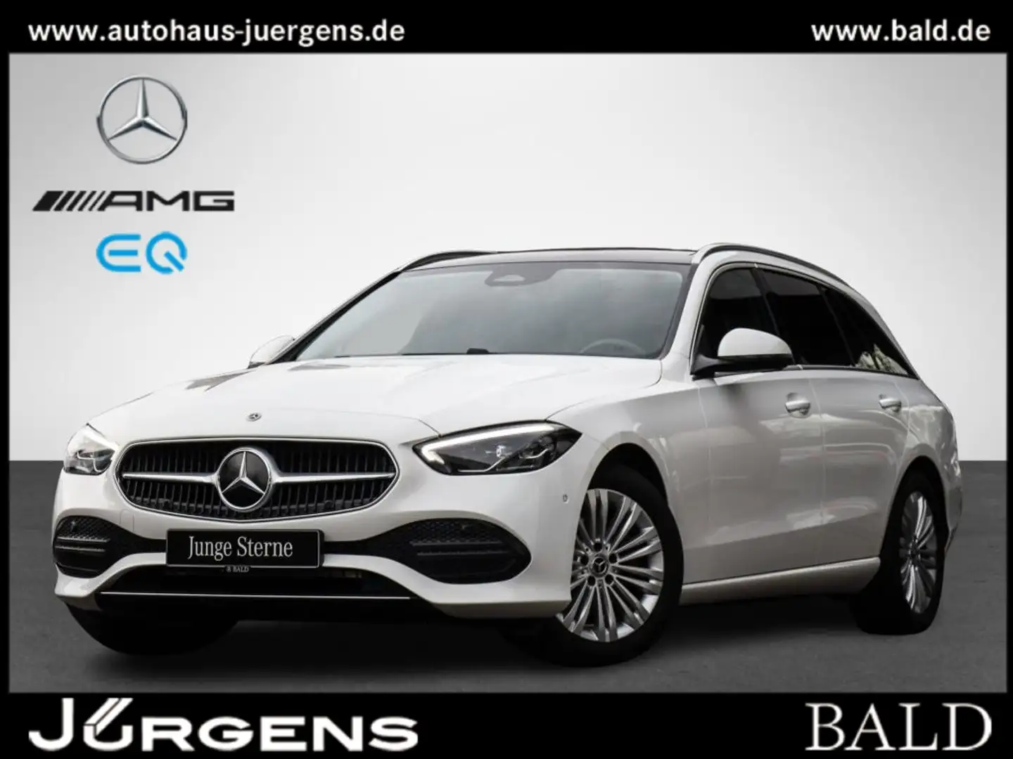 Mercedes-Benz C 180 T Avantgarde/Pano/Distr/Shz-Fond/Memo/Totw Weiß - 1