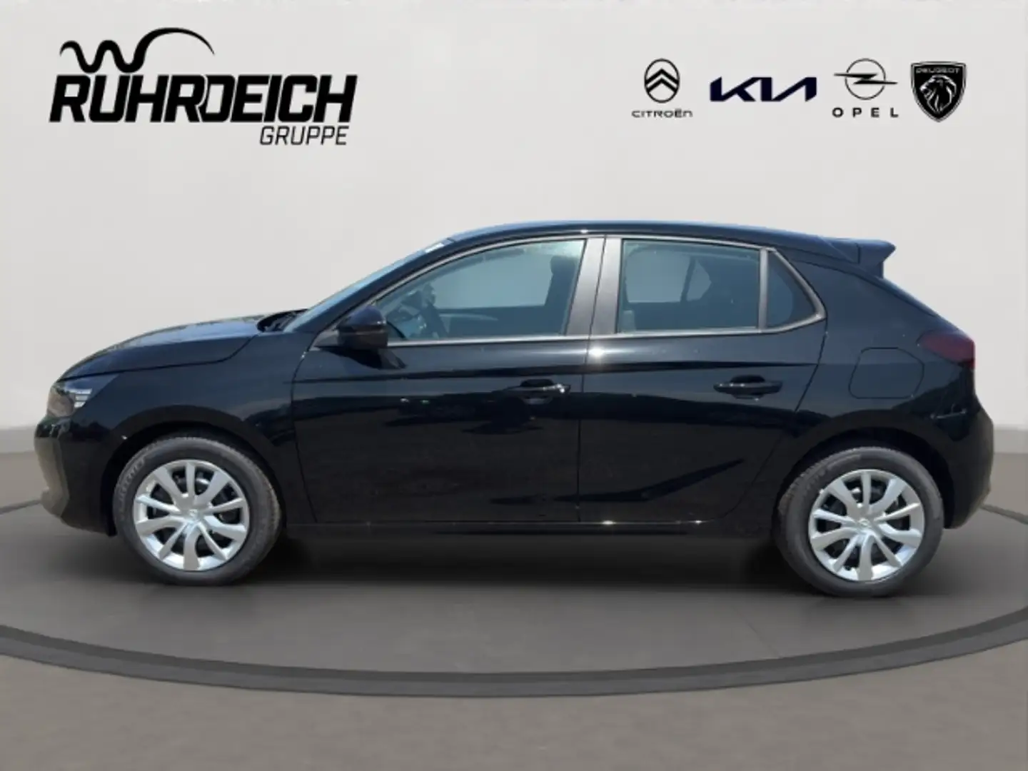 Opel Corsa EU6e F Edition 1.2 Turbo LED CarPlay DAB SHZ PDC A Schwarz - 2