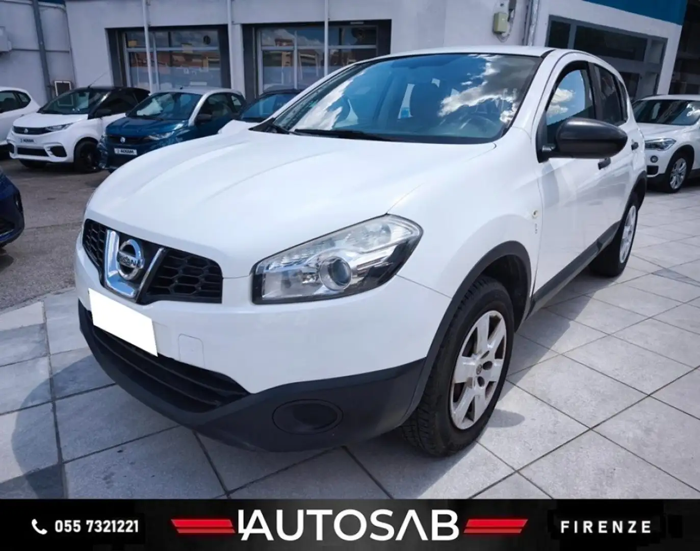 Nissan Qashqai 1.5 dCi 110 Cv Acenta Unico Proprietario Weiß - 1