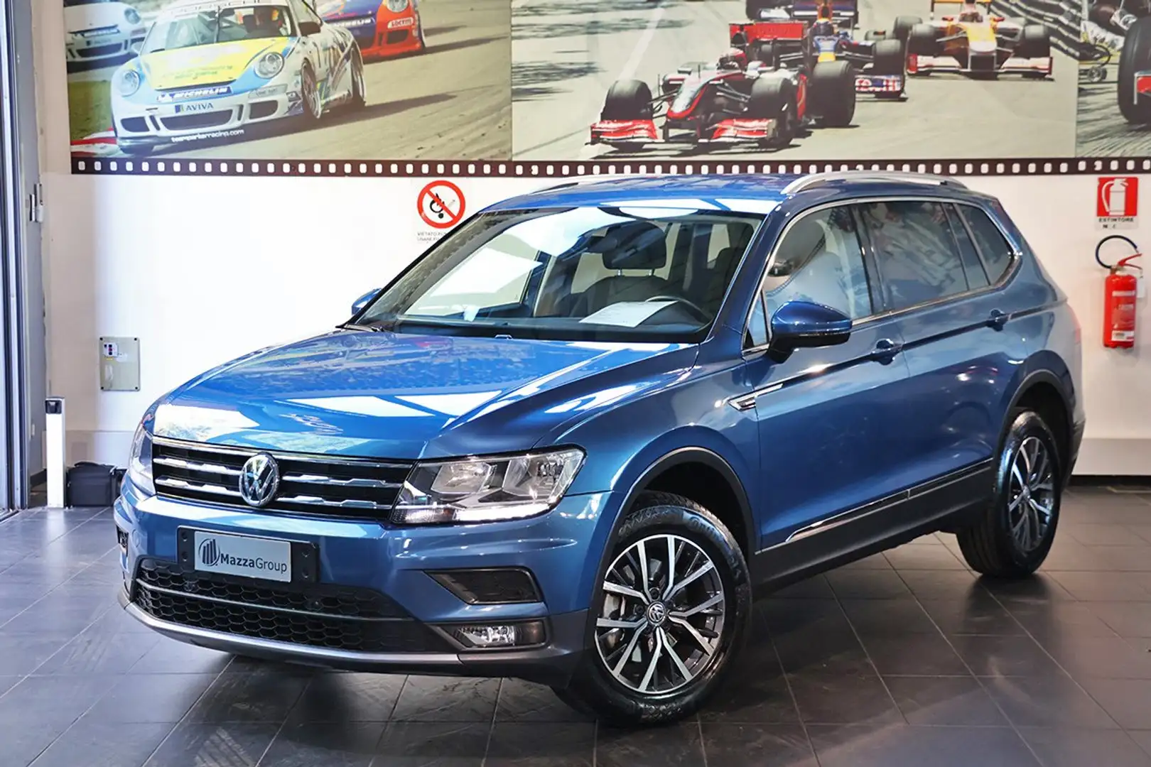 Volkswagen Tiguan Allspace 2.0 TDI SCR DSG 4Motion Business BMT -7 POSTI/ADAS Bleu - 1