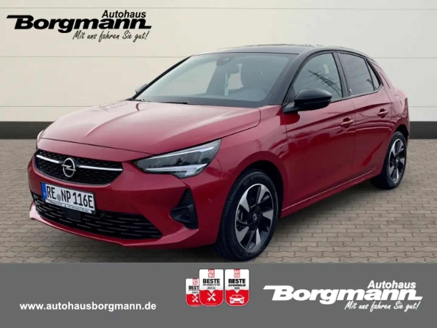 Opel Corsa-e GS Line LED - Sitzheizung - Apple CarPlay - Navi - Červená - 1