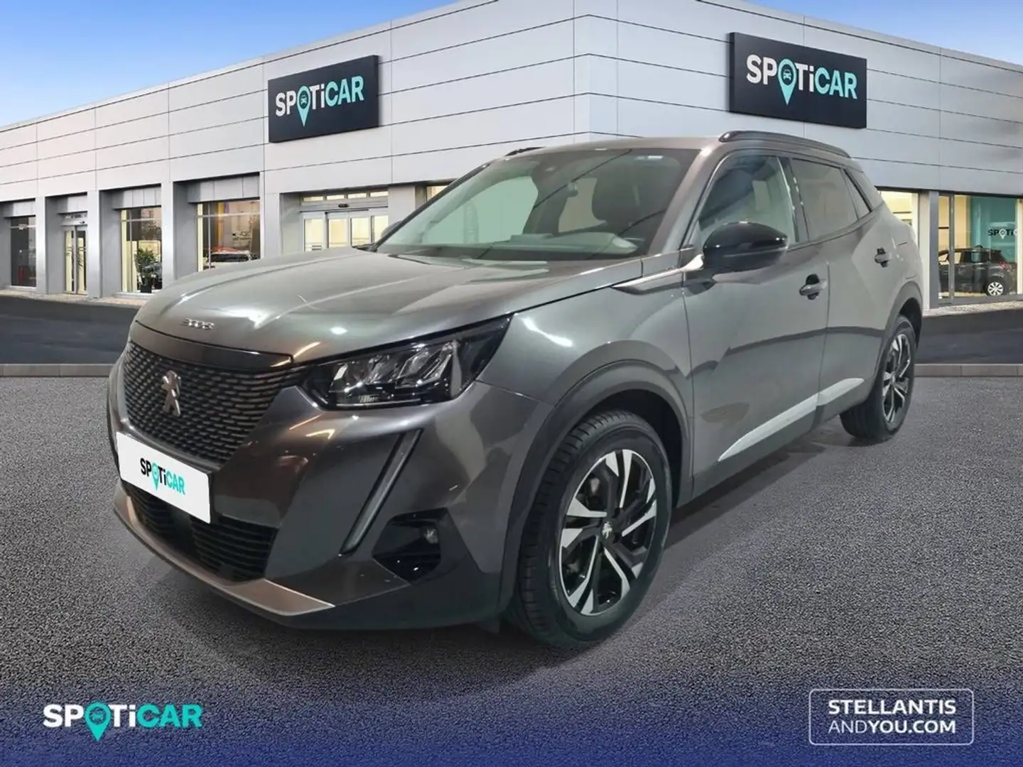 Peugeot 2008 1.2 PureTech S&S Allure EAT8 130 Grau - 1