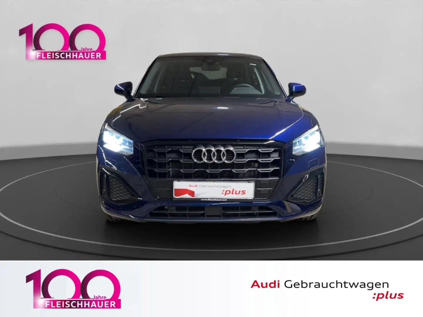 Audi Q2 30 TDI advanced DSG+LED+AHK+CARPLAY+DC+SHZ+PDC+MFL Blau - 2