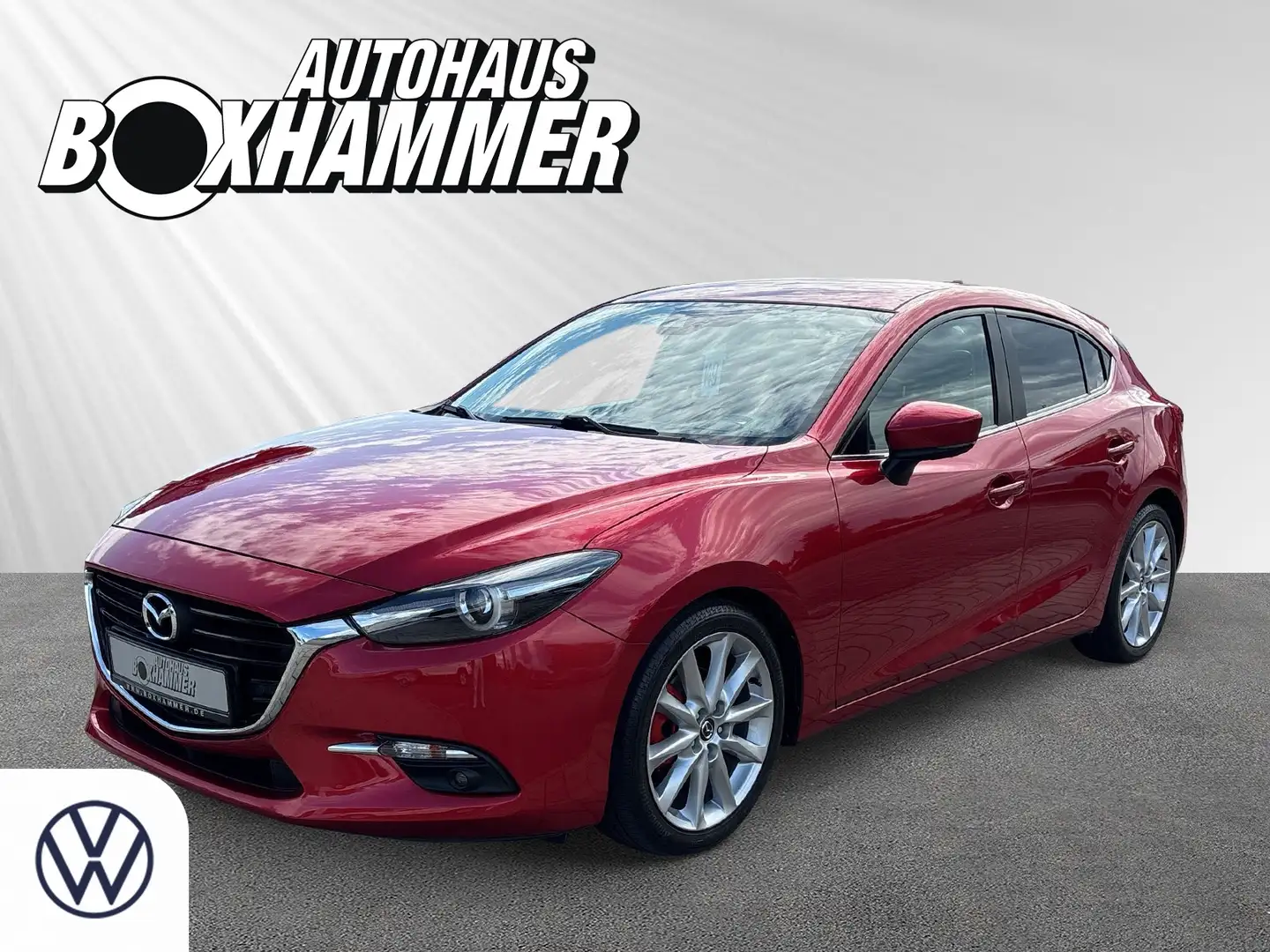 Mazda 3 2.0 SKYACTIV-G 120 Sports-Line NAVI+TEMPOMAT+RÜCK Rojo - 1