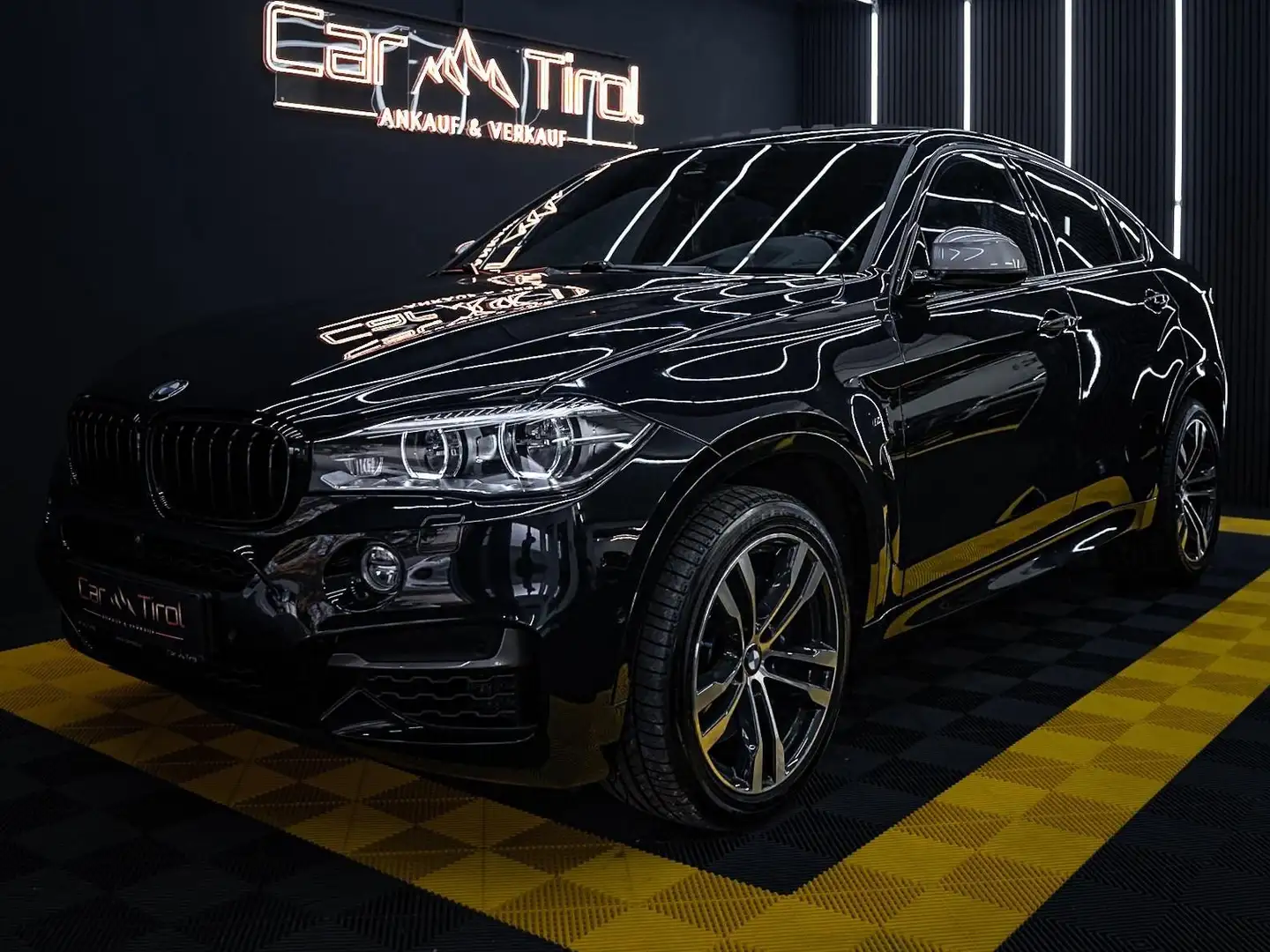 BMW X6 M50 d xDrive SCHIEBEDACH*360-KAMERA Schwarz - 2