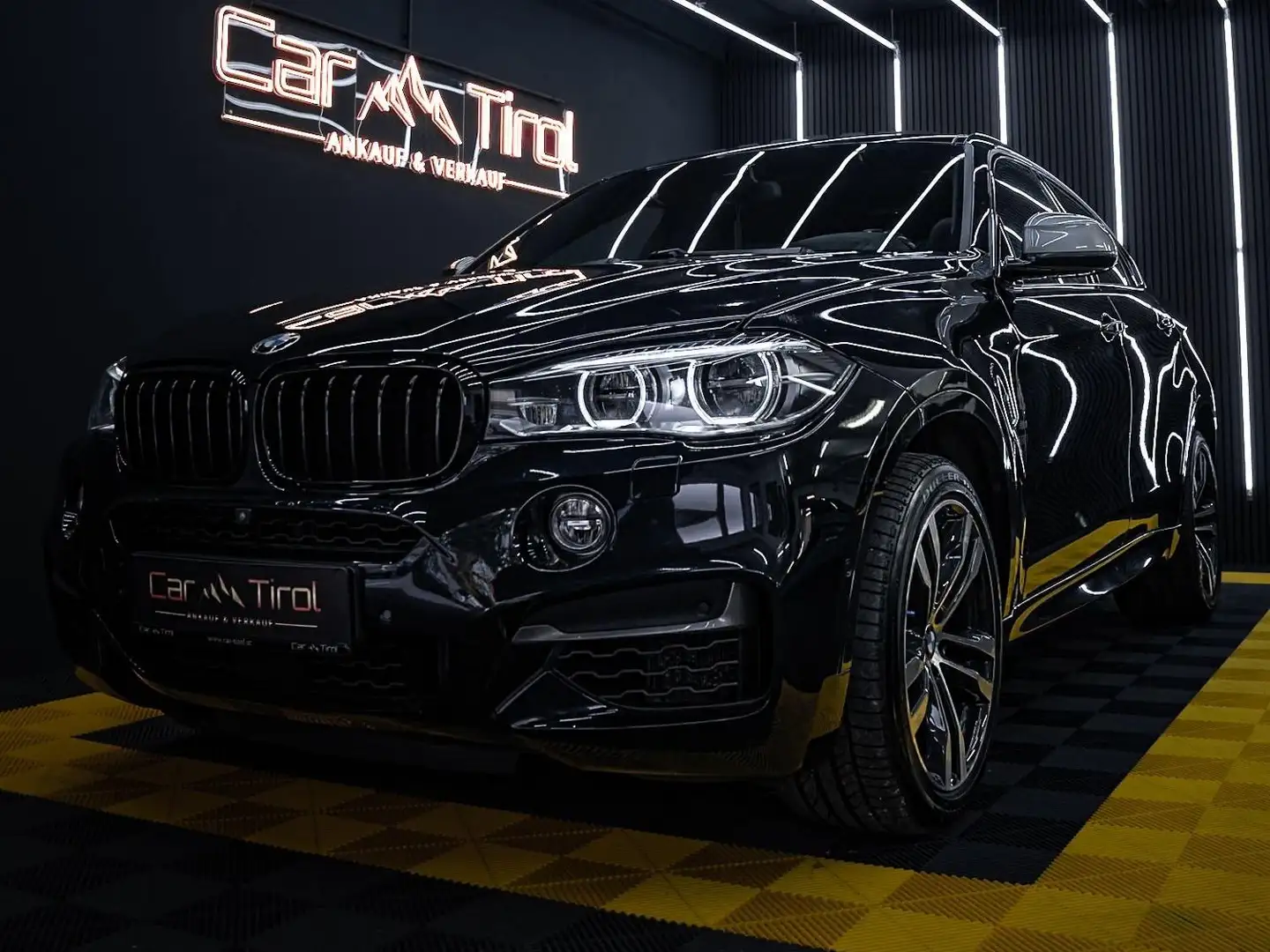 BMW X6 M50 d xDrive SCHIEBEDACH*360-KAMERA Schwarz - 1