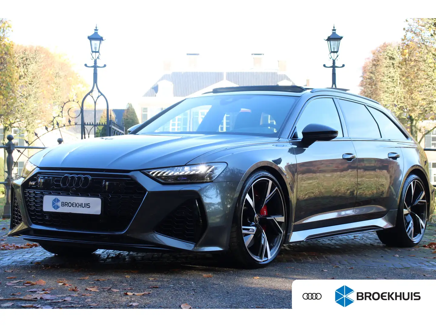 Audi RS6 Avant 4.0 TFSI quattro | UNIEK! | 360° CAMERA + SE Gris - 1