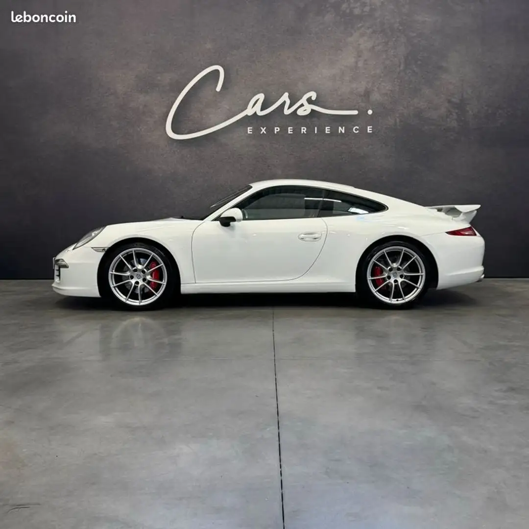 Porsche 991 991.1 Carrera S 3.8 400cv – VOLANT SPORT DESIGN AEROKIT CUP ECHAPPEMENT BOITE MANUELLE - Blanc - 2