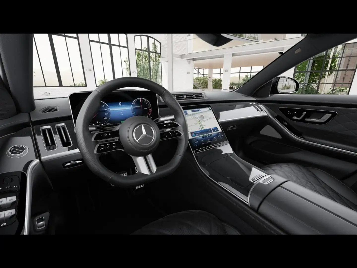 Mercedes-Benz S 580 e lang AMG Night Panorama Multikontursitze Zilver - 2